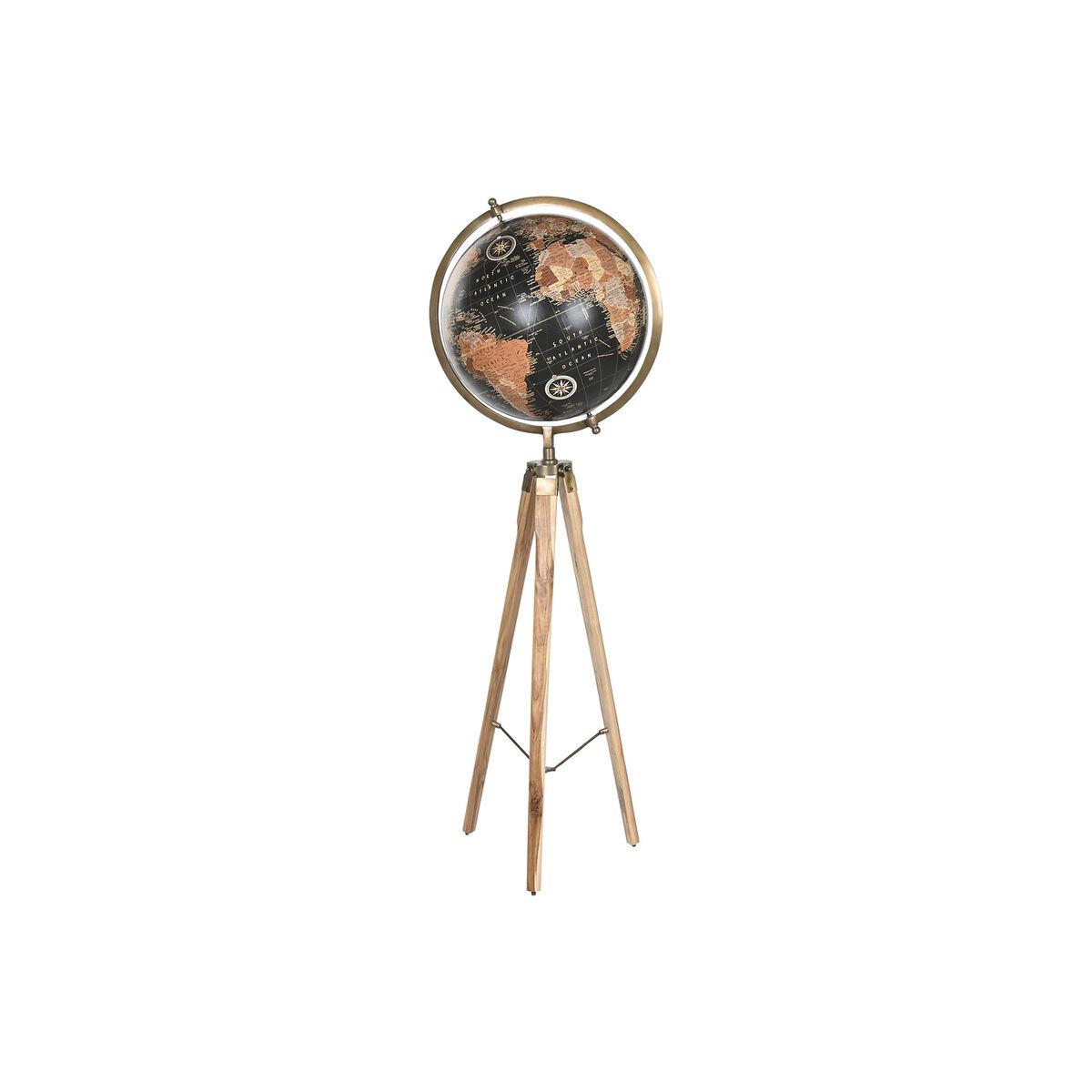Globo Terraqueo Home ESPRIT Marrón Trípode Vintage 45 x 45 x 123 cm