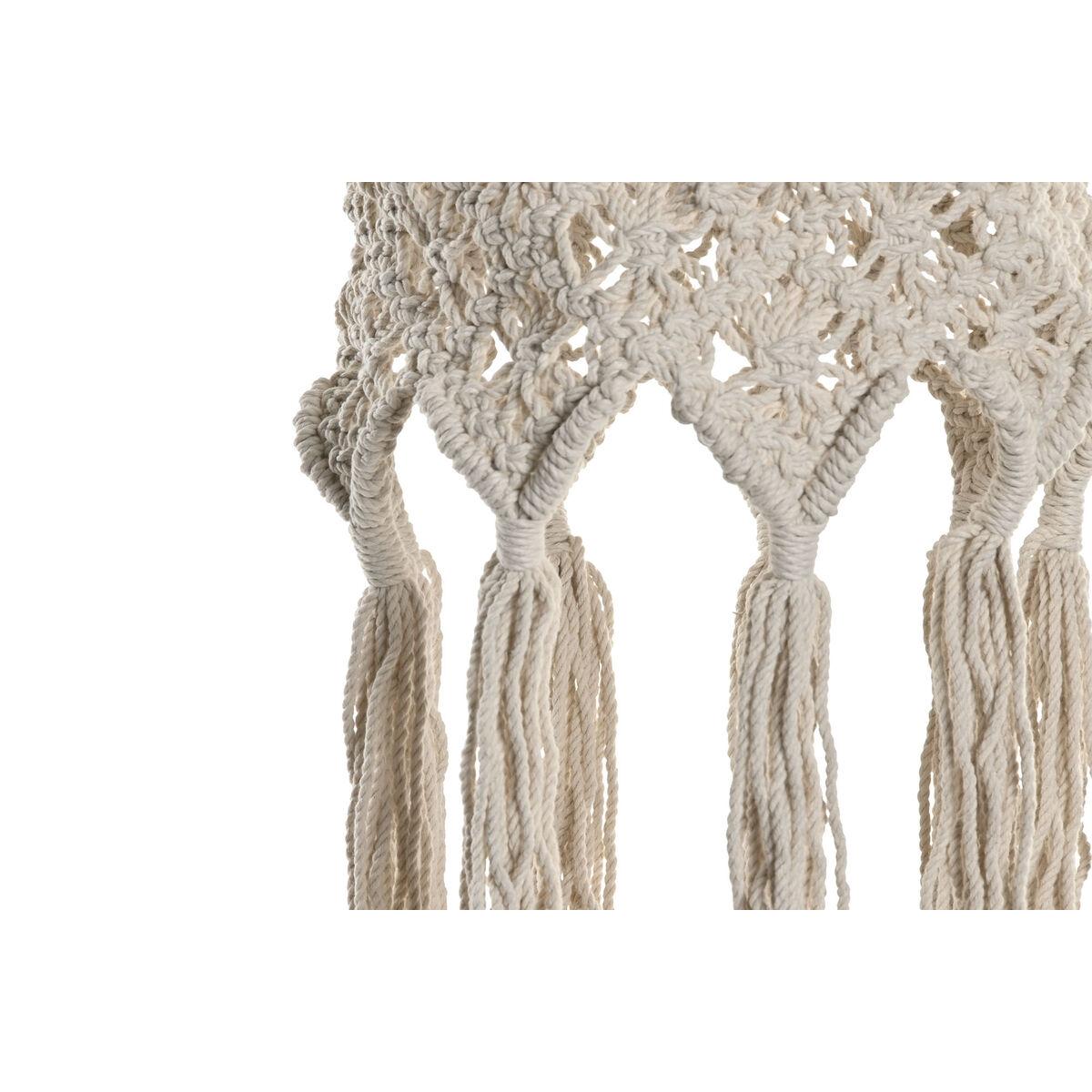 Pantalla de Lámpara Home ESPRIT Macramé Urbano 30 x 30 x 30 cm