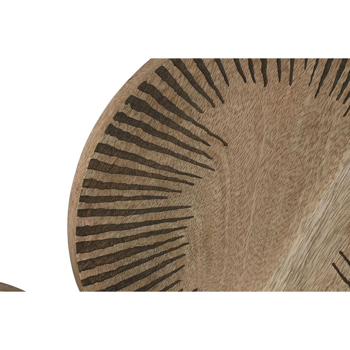 Decoración de Pared Home ESPRIT Natural Moderno Círculos 84 X 4,5 X 56 CM