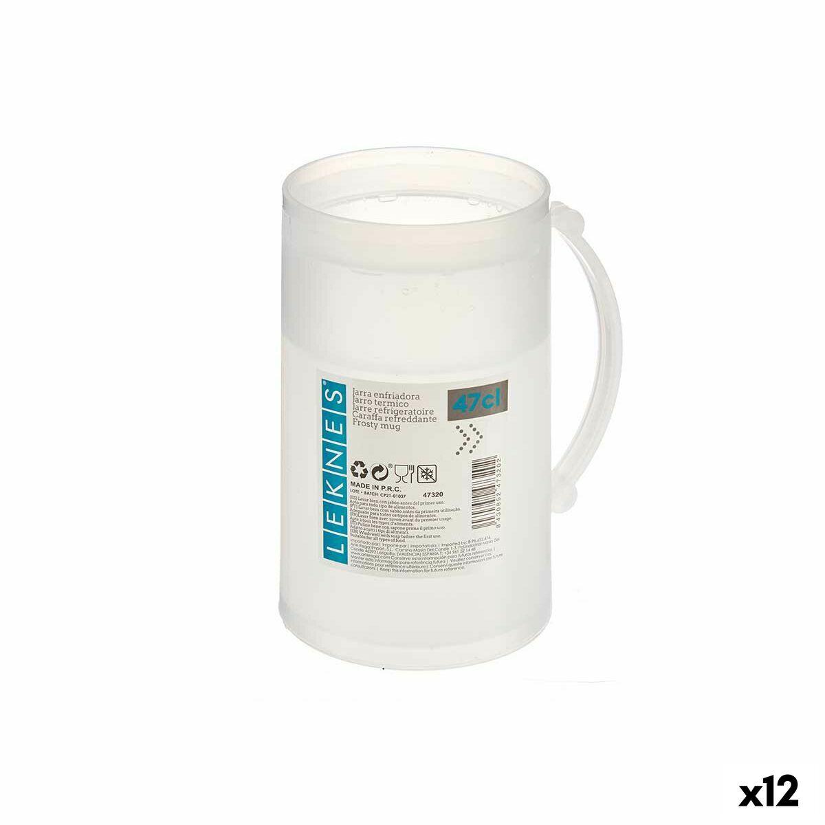 Jarra Térmica Leknes *FALTA OT Transparente 473 ml (12 Unidades)