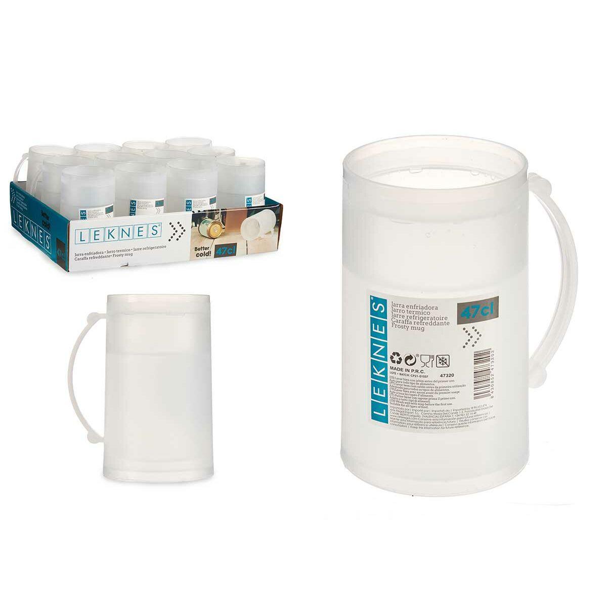 Jarra Térmica Leknes *FALTA OT Transparente 473 ml (12 Unidades)