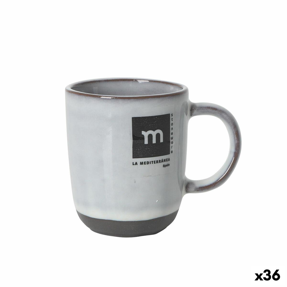 Taza La Mediterránea Black clay (36 Unidades)