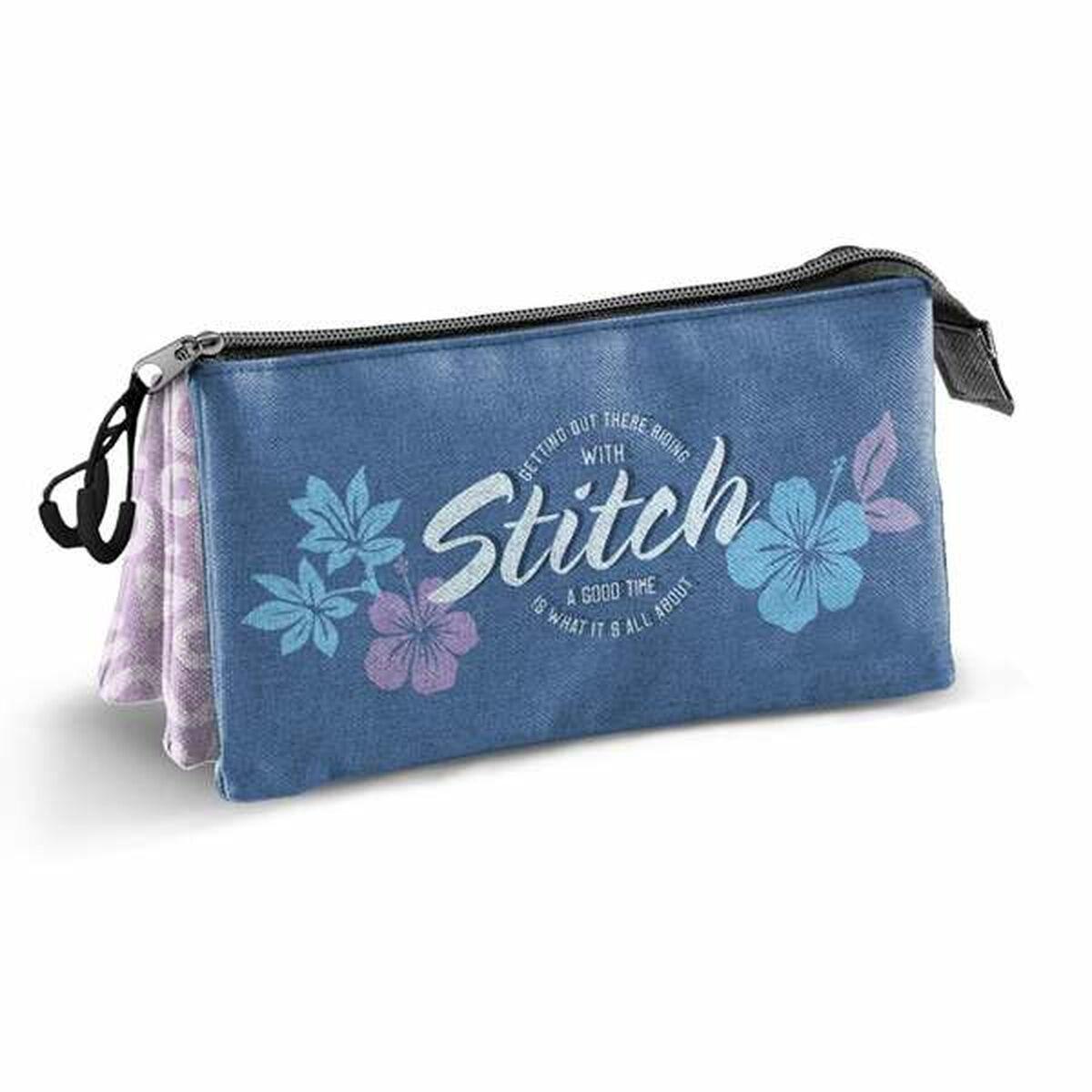 Portatodo Triple Lilo & Stitch 23 x 8 x 11 cm