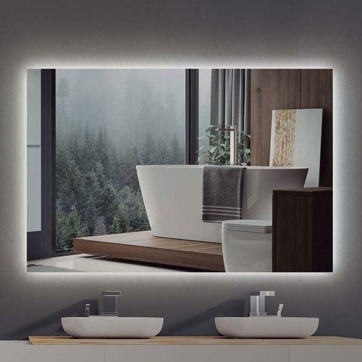 Espejo de baño con luz LED Ledimex SUEC006-100 100 x 80 cm