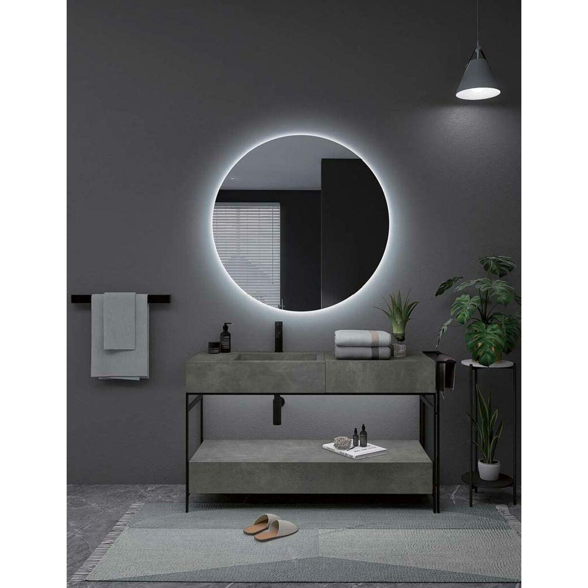 Espejo de baño con luz LED Ledimex OPOR001-80 Espejo