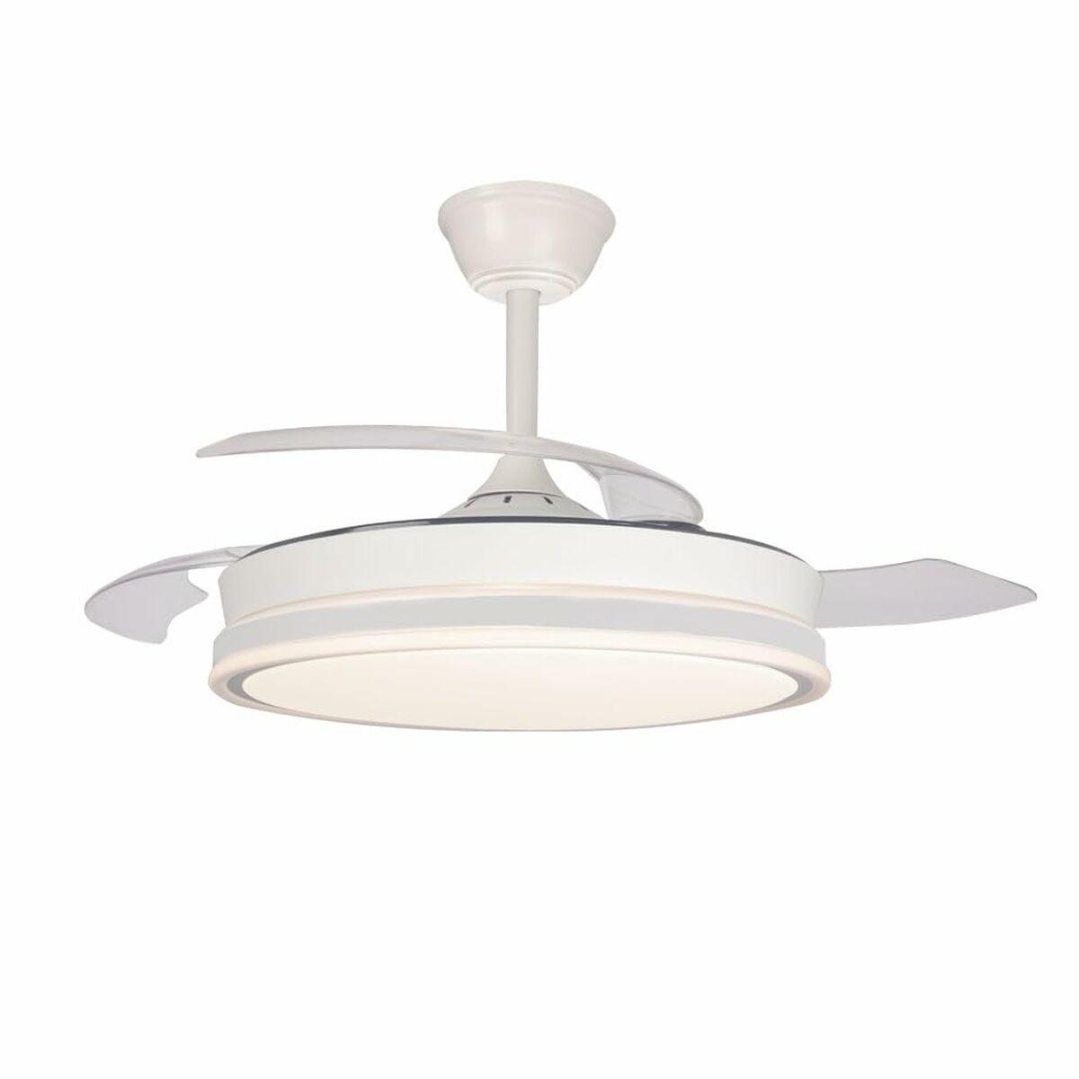 Ventilador de Techo CristalRecord SUPERECO RETRAC 45W MD Transparente