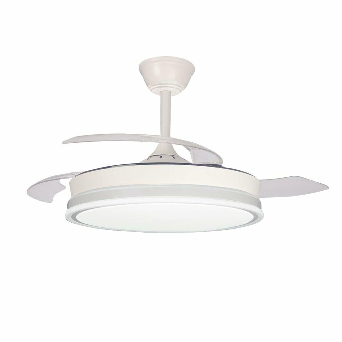 Ventilador de Techo CristalRecord SUPERECO RETRAC 45W MD Transparente