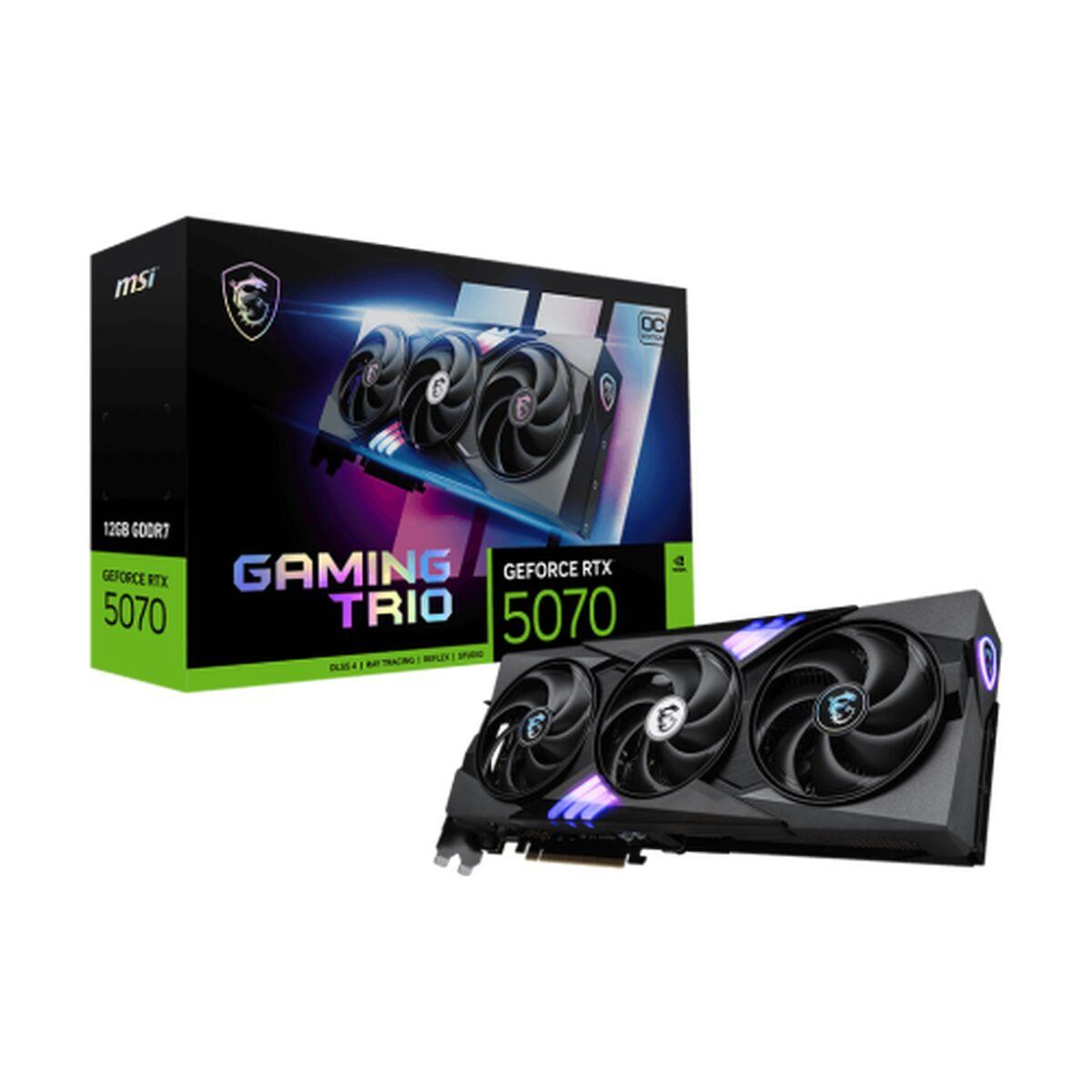 Tarjeta Gráfica MSI GEFORCE RTX 5070 12G GAMING TRIO OC 12 GB GDDR6X