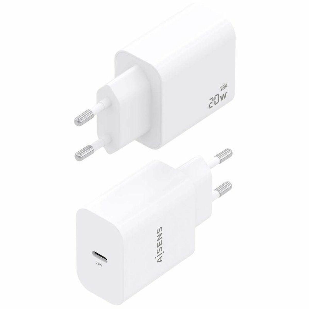 Cargador de Pared Aisens A110-0938 Blanco 20 W