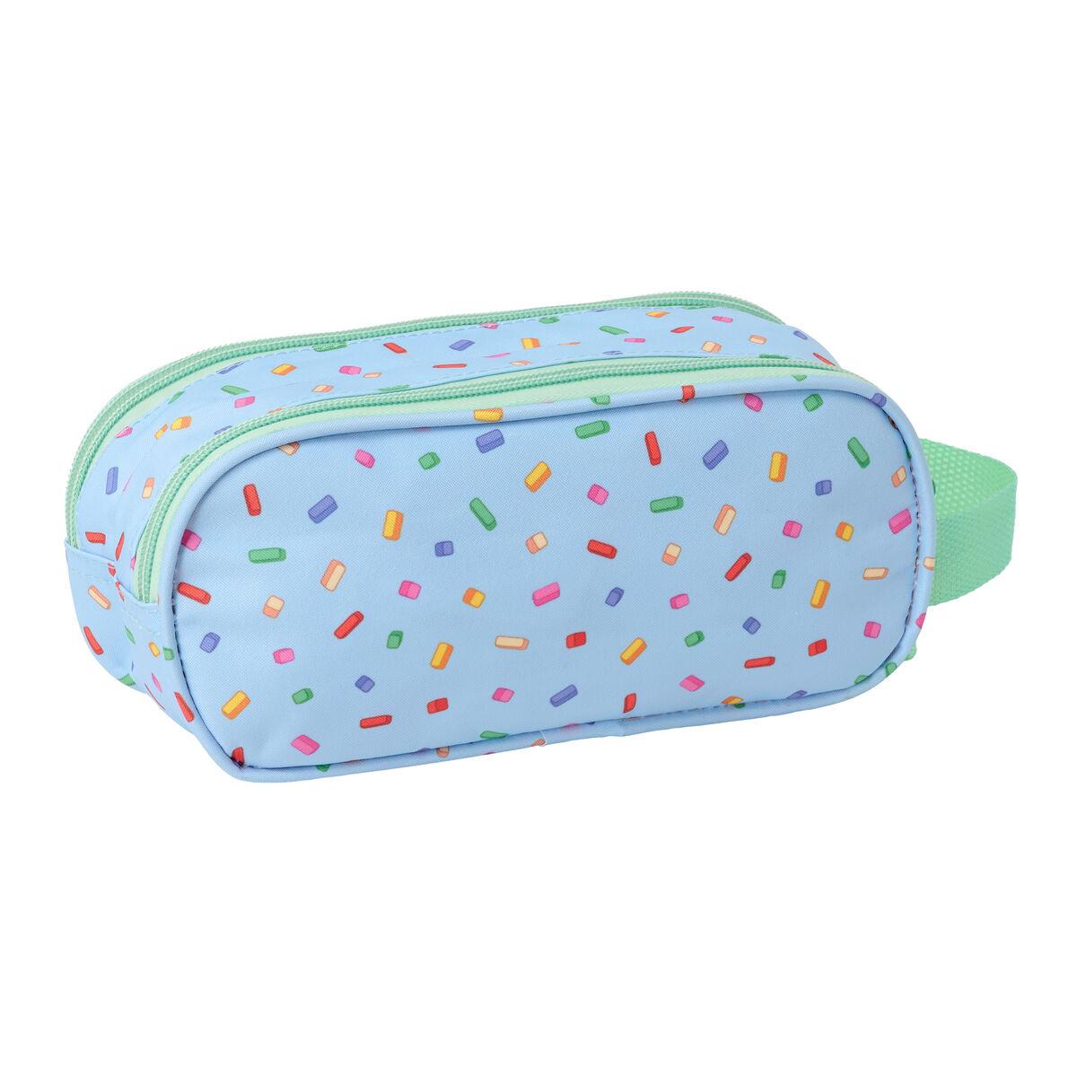 Portatodo Doble Bluey Azul 21 x 8 x 6 cm