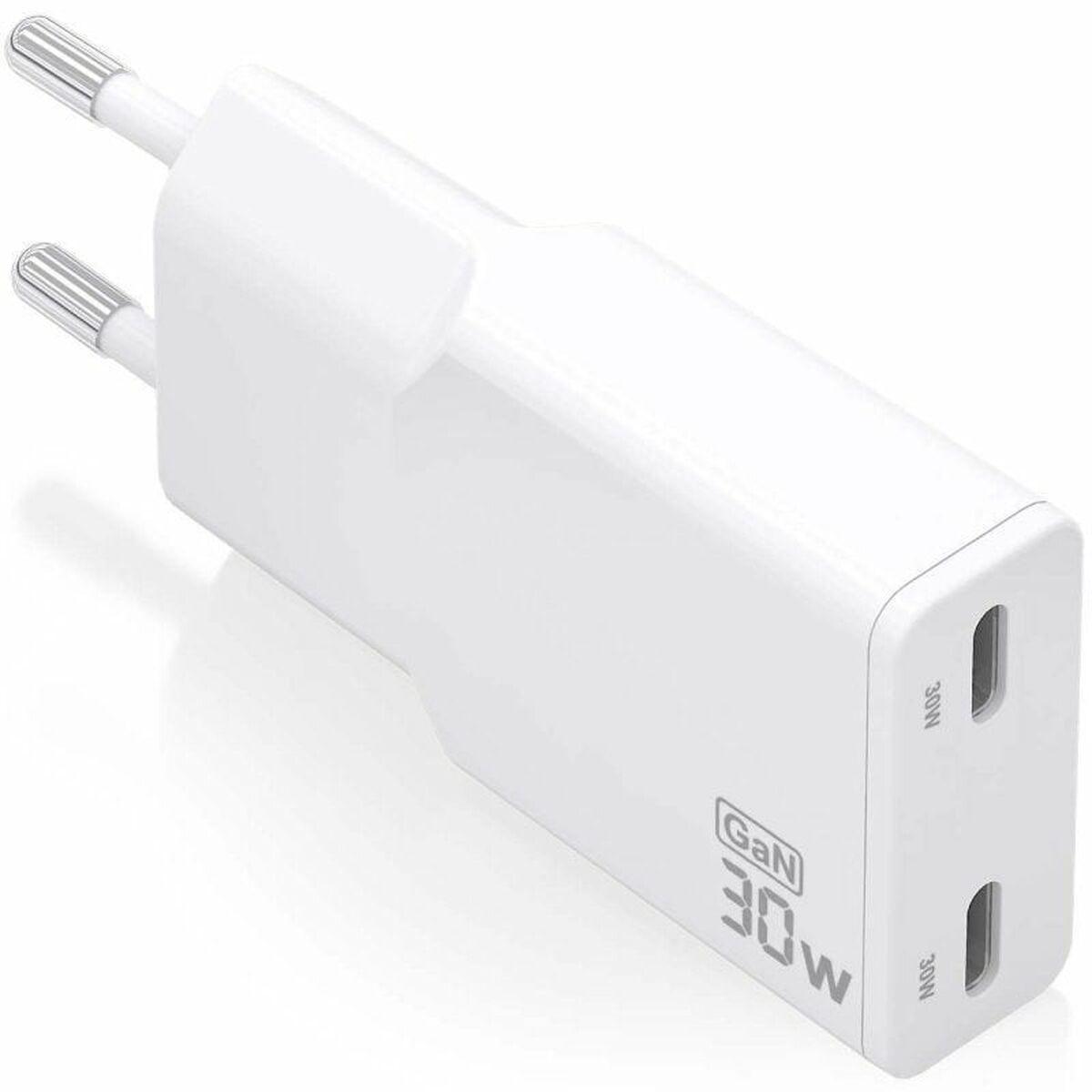 Cargador de Pared Aisens ASCH-30W2P048-W Blanco 30 W