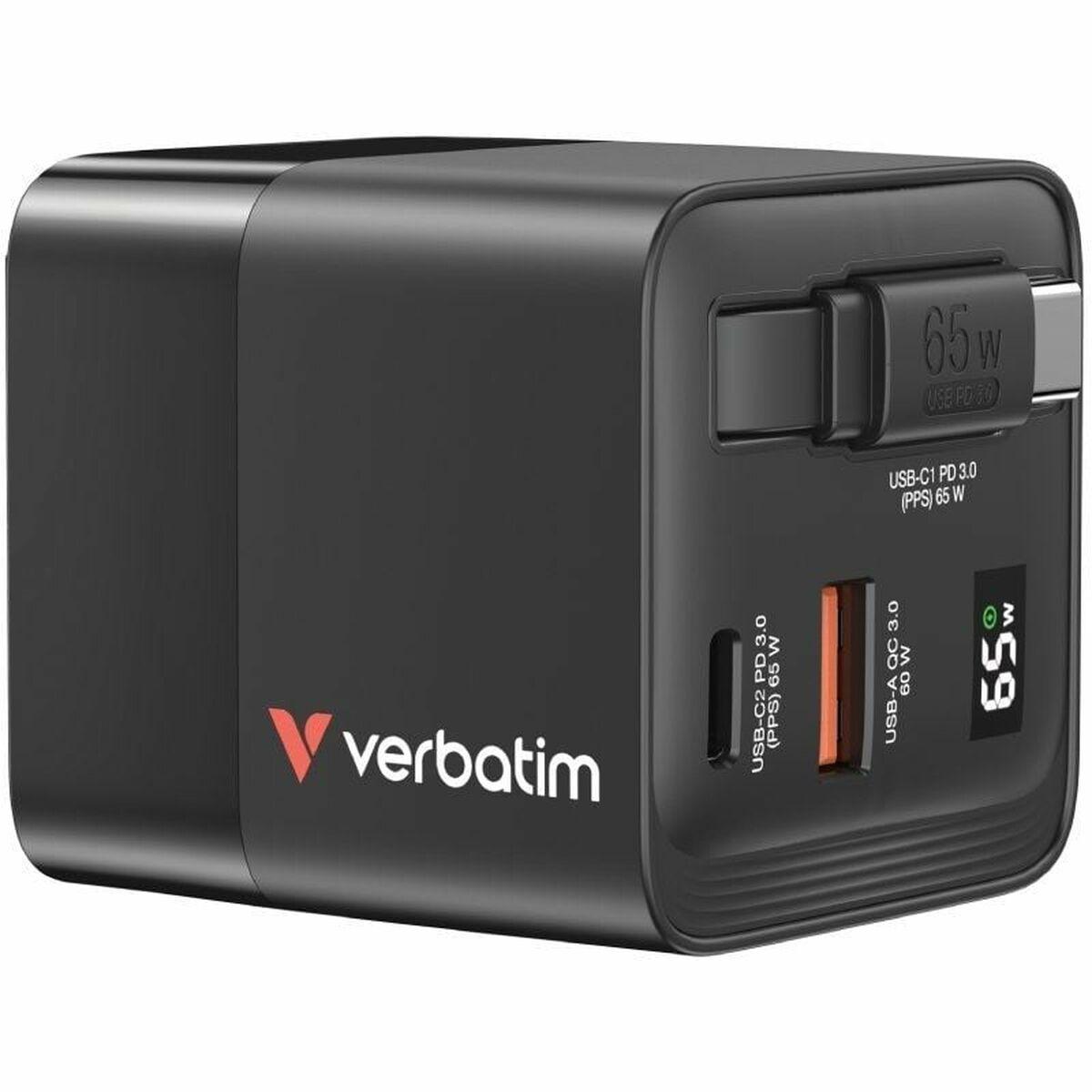 Cargador de Pared Verbatim 32217 65 W Negro