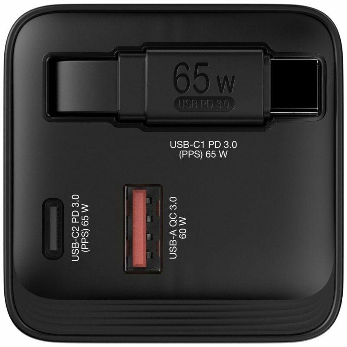 Cargador de Pared Verbatim 32217 65 W Negro