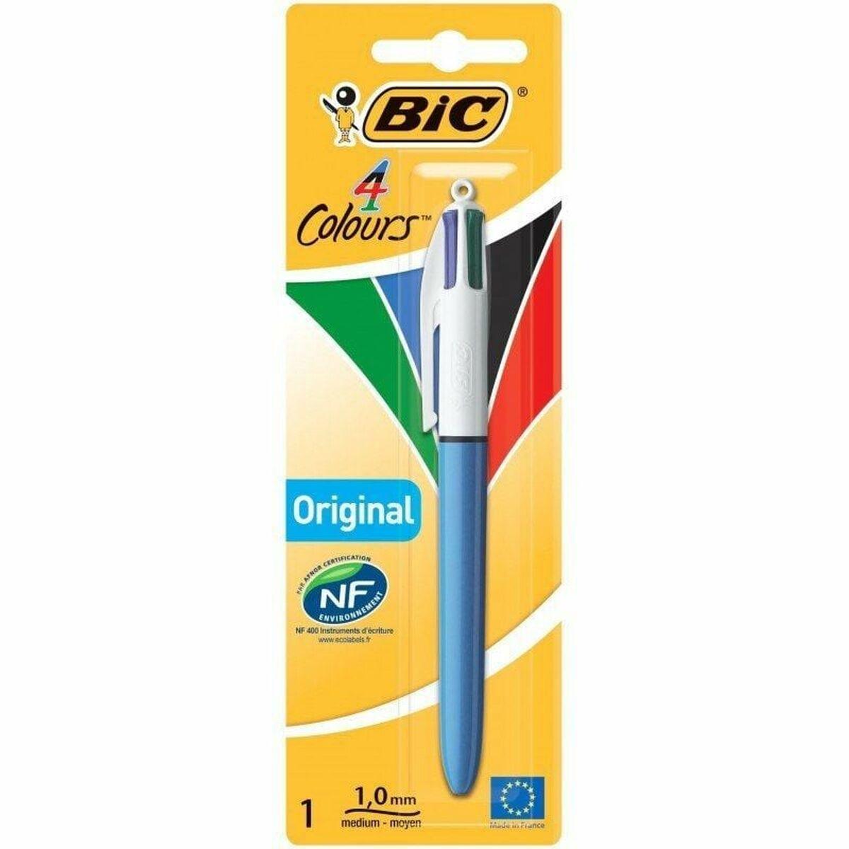 Boligrafo de tinta líquida Bic 802077 Azul Blanco Multicolor