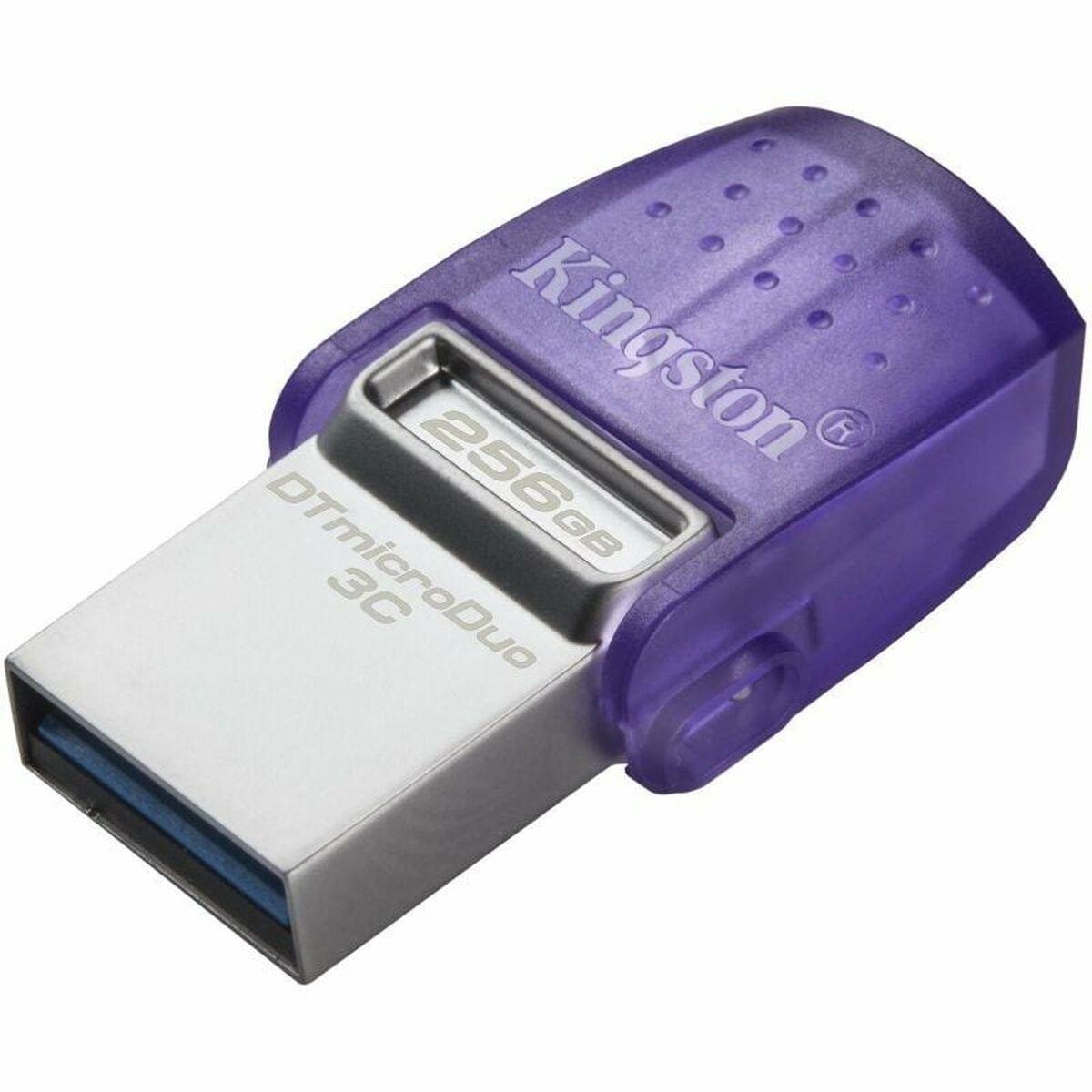 Memoria USB Kingston DataTraveler microDuo 3C Violeta 256 GB