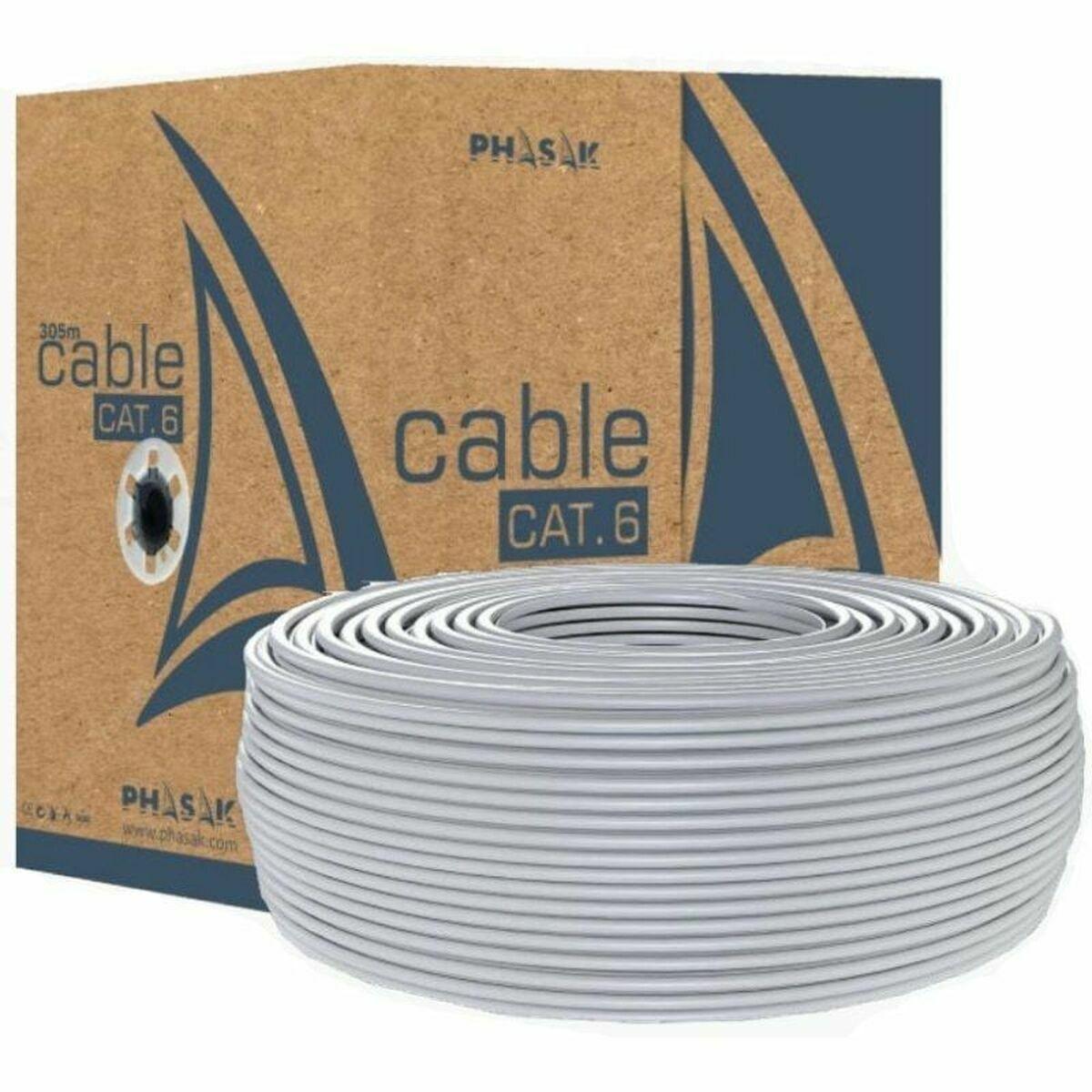 Cable de Red Rígido UTP Categoría 6 Phasak PHR 6100
