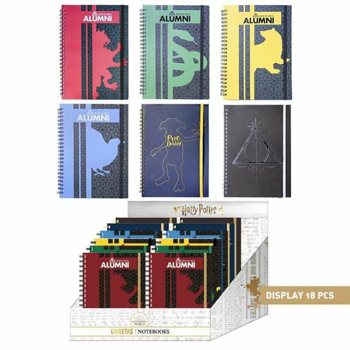 Libreta de Anillas Harry Potter Amarillo