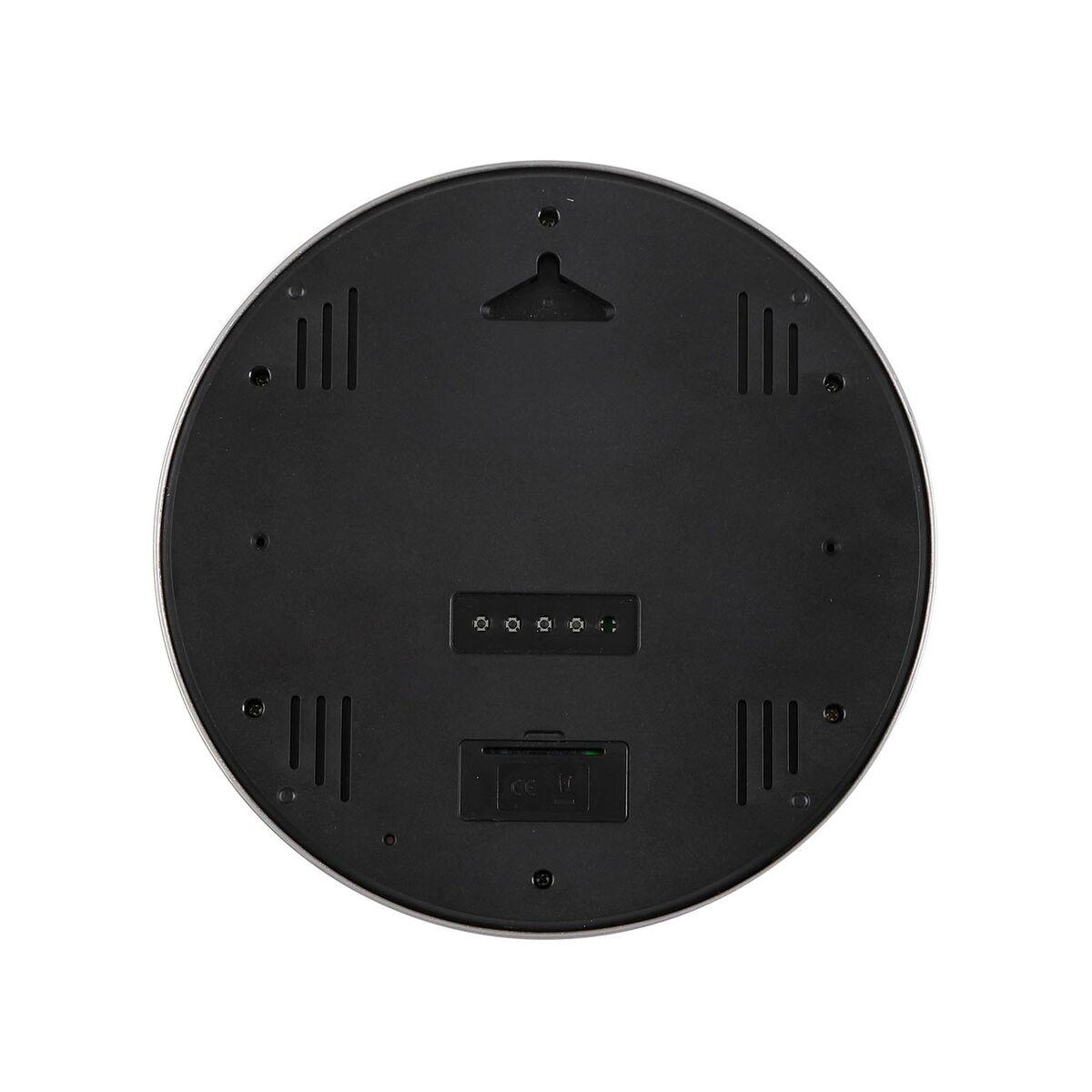 Reloj de Pared Versa Negro Plástico Minimalista 4,1 x 30 x 30 cm