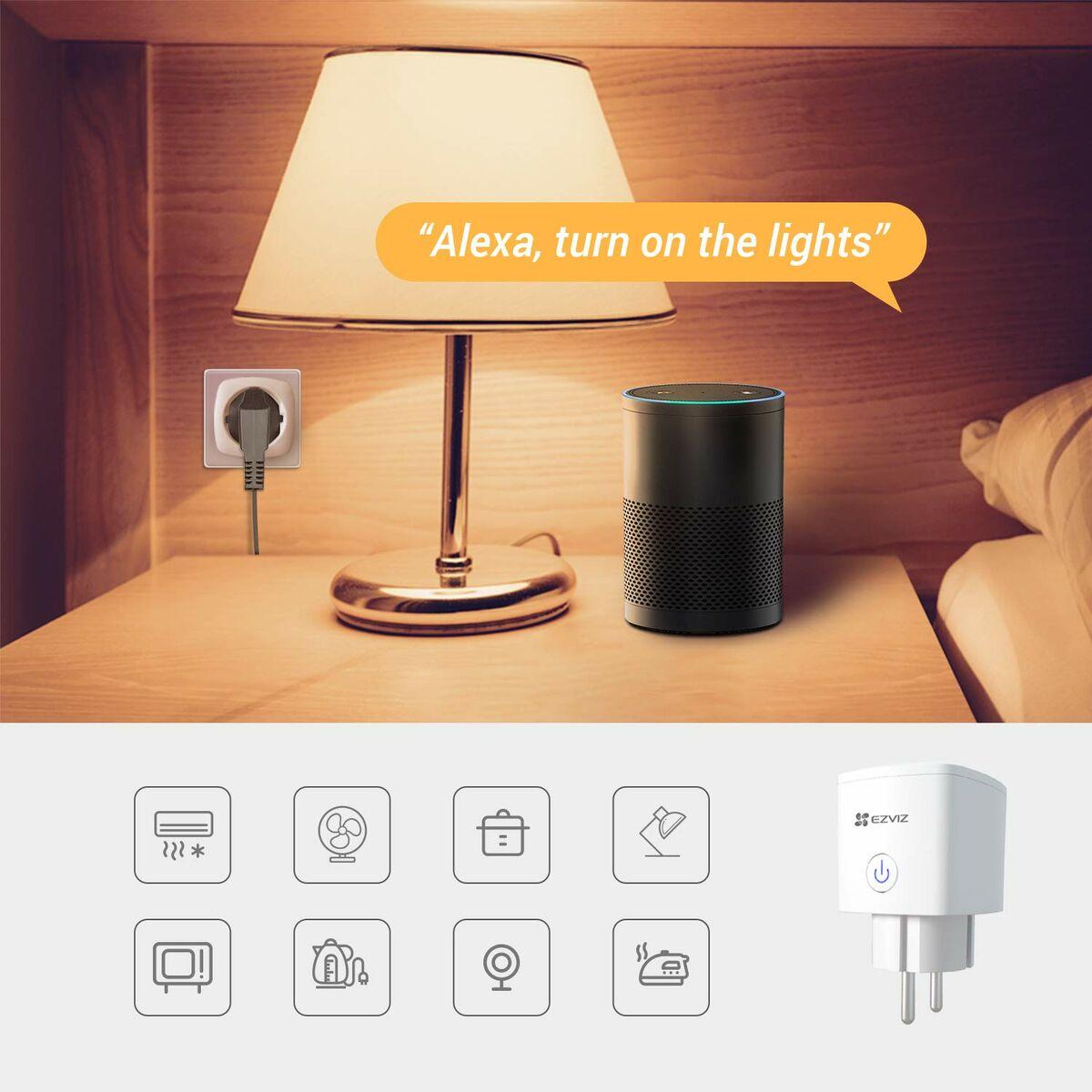 Adaptador para Enchufes Ezviz T30 Blanco 2300 W 220-240 V