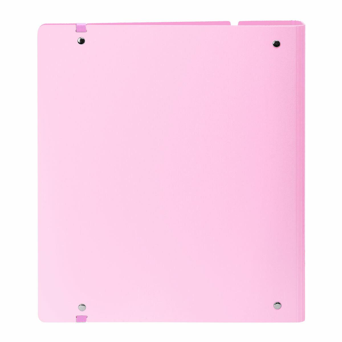 Carpeta de anillas BlackFit8 Smile Azul Rosa 27 X 32 X 4 cm