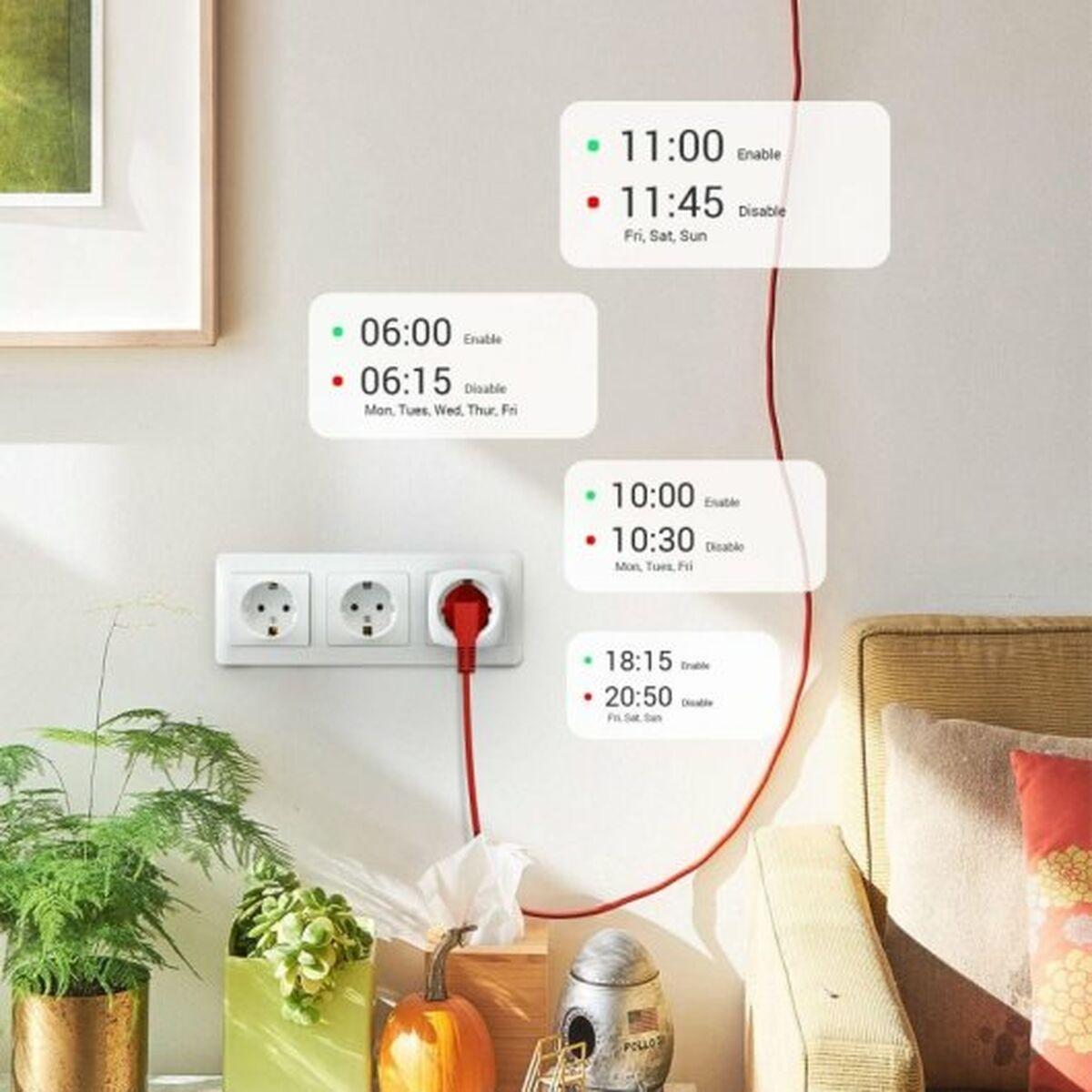 Enchufe Inteligente Ezviz T30-10B-EU Wi-Fi 10 A