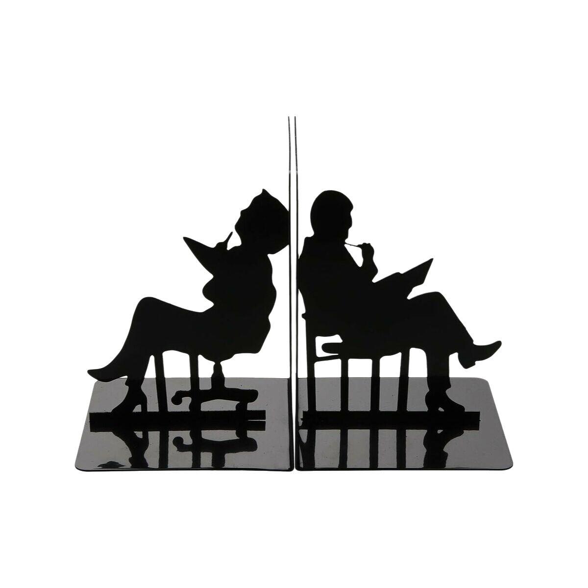 Sujetalibros Versa Metal Hierro 10 x 14 x 10 cm