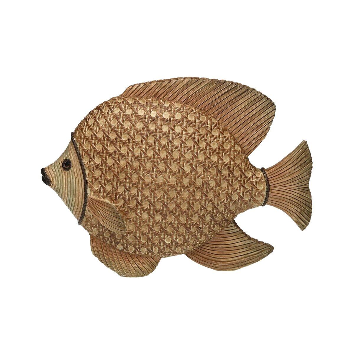 Figura Decorativa Versa Resina Pez 17 x 14 x 29,5 cm