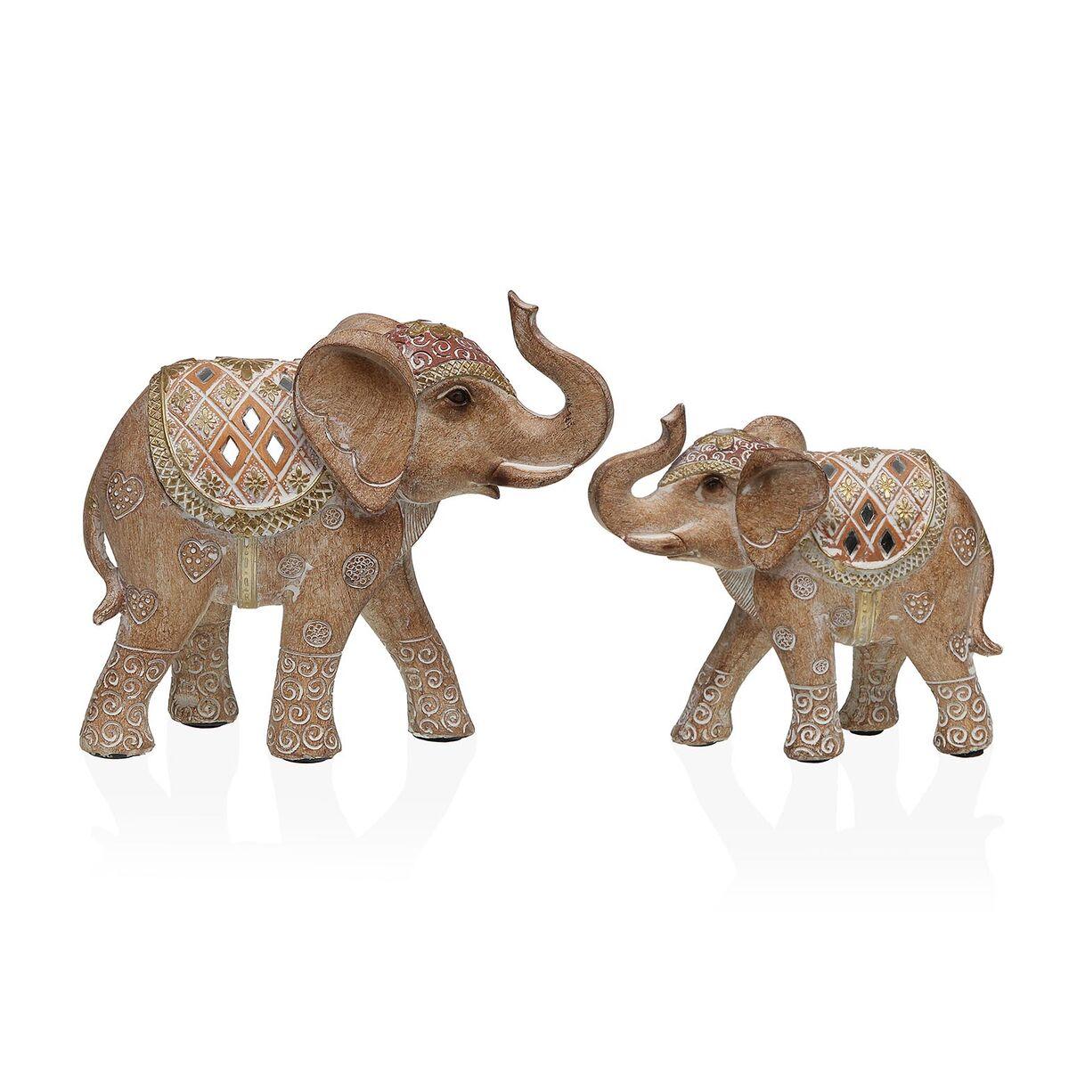 Figura Decorativa Versa Resina Elefante 6,5 X 14,5 X 16 CM