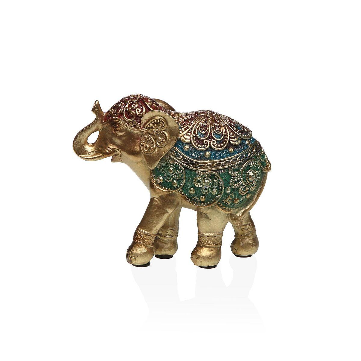 Figura Decorativa Versa Resina Elefante 4,5 X 11 X 9 CM
