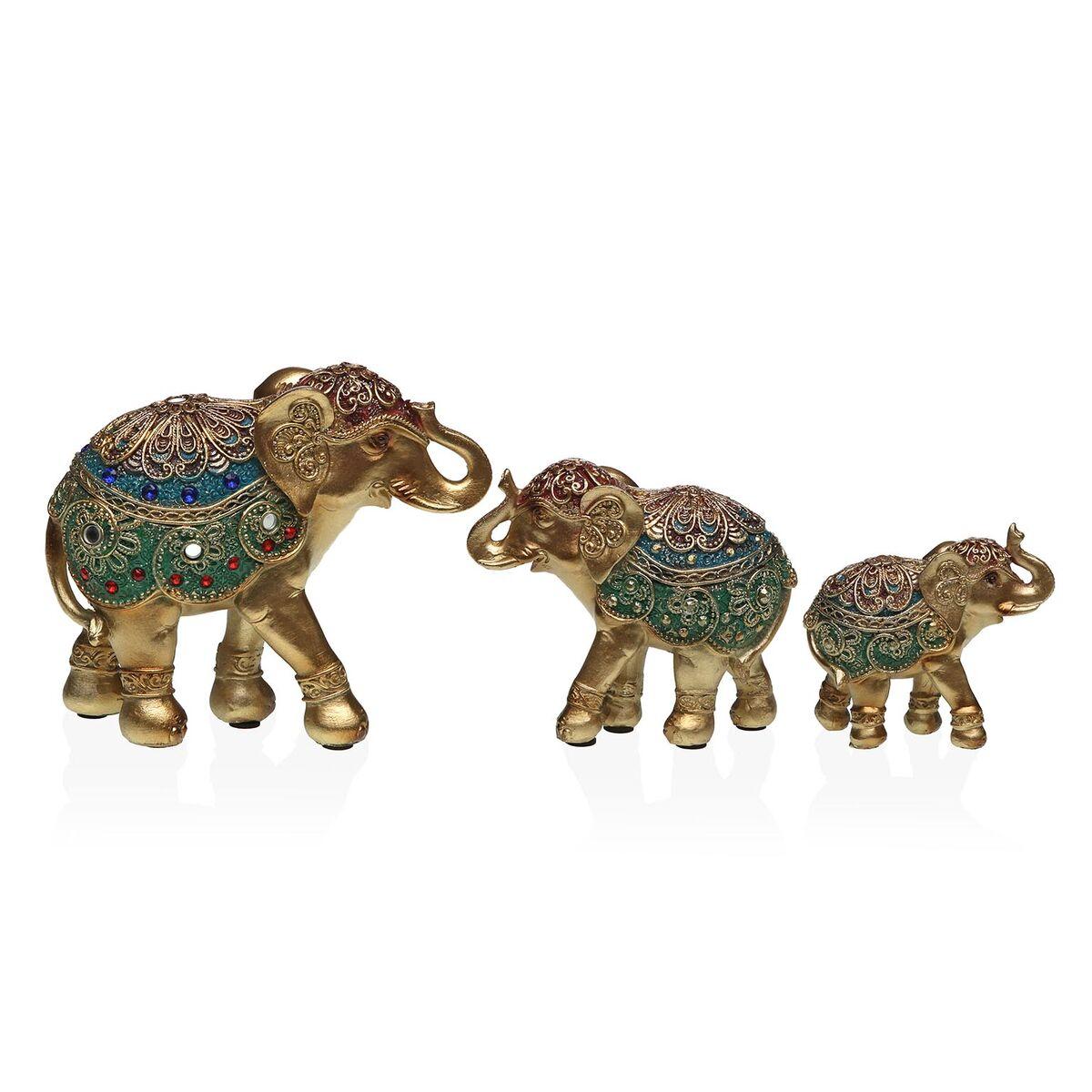 Figura Decorativa Versa Resina Elefante 4,5 X 11 X 9 CM