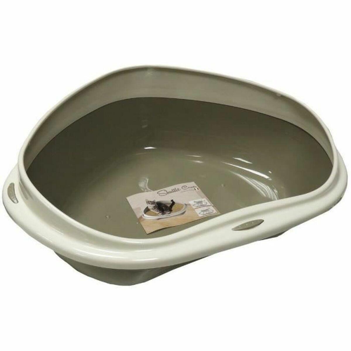 Arenero para Gatos Aimé Beige Taupé Plástico
