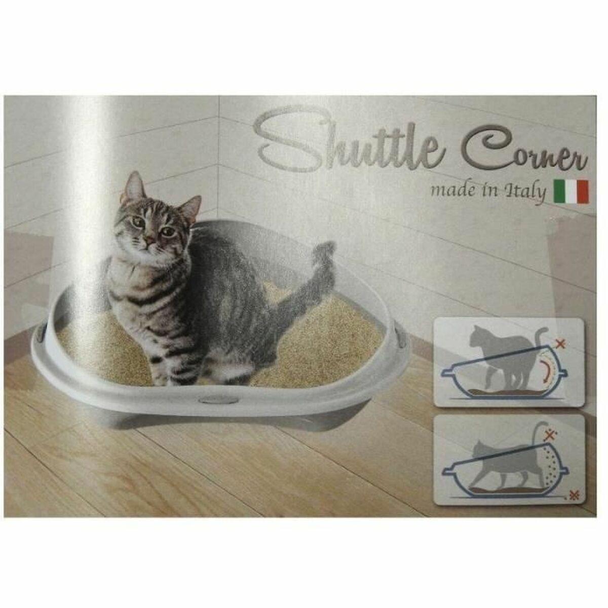 Arenero para Gatos Aimé Beige Taupé Plástico