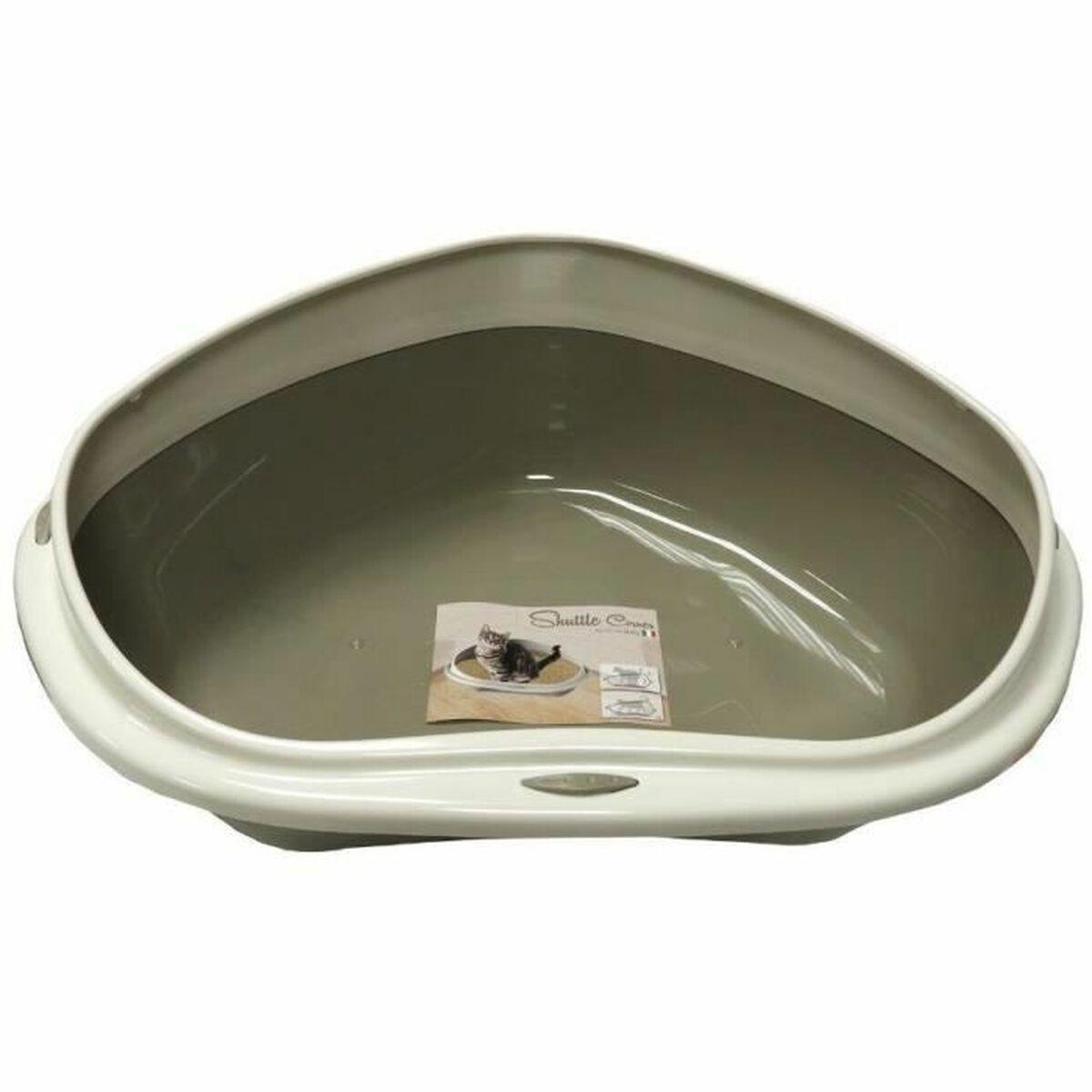 Arenero para Gatos Aimé Beige Taupé Plástico