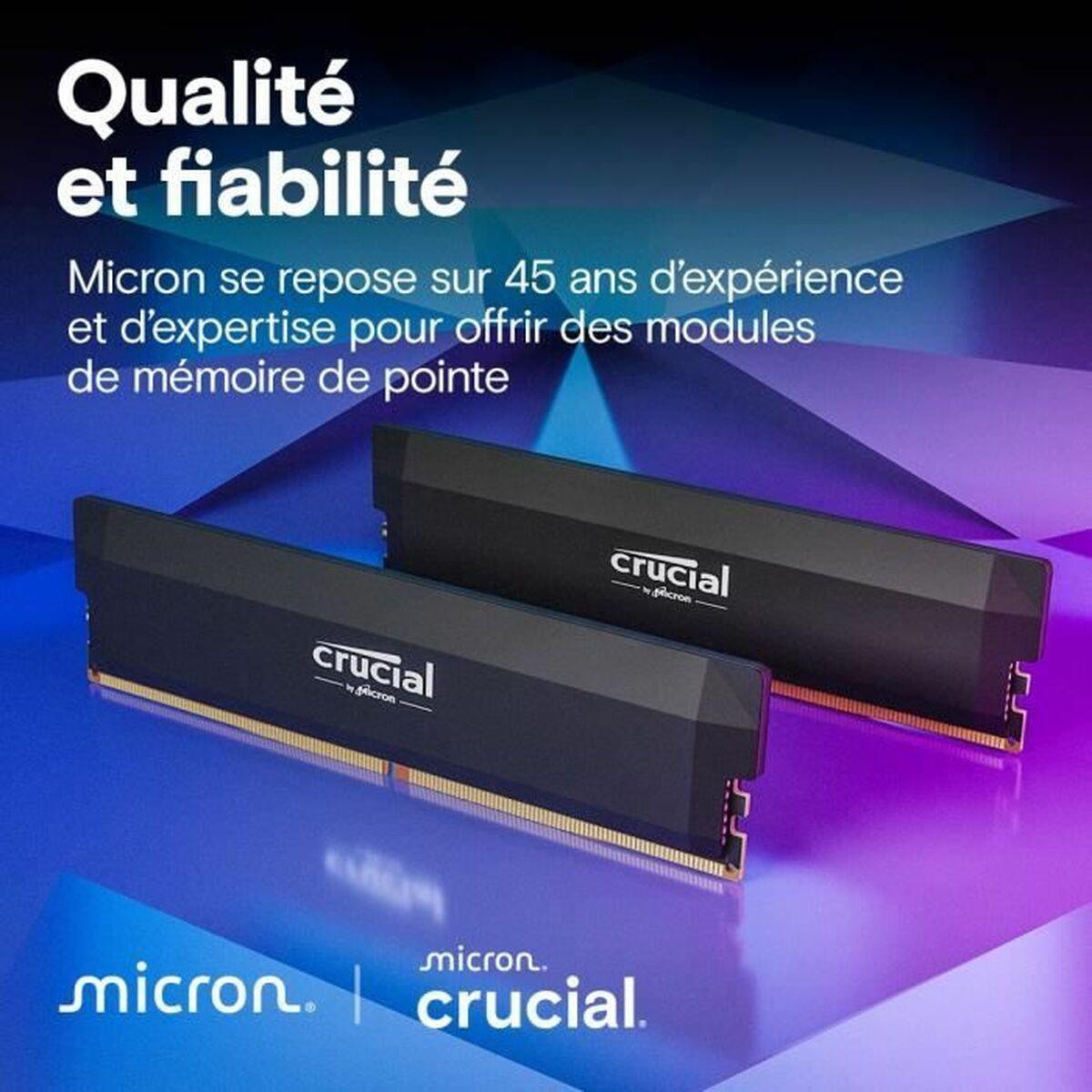 Memoria RAM Crucial 32 GB DDR5 6000 MHz