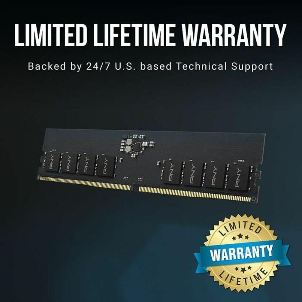 Memoria RAM PNY 8 GB DDR5 SDRAM DDR5 4800 MHz CL40