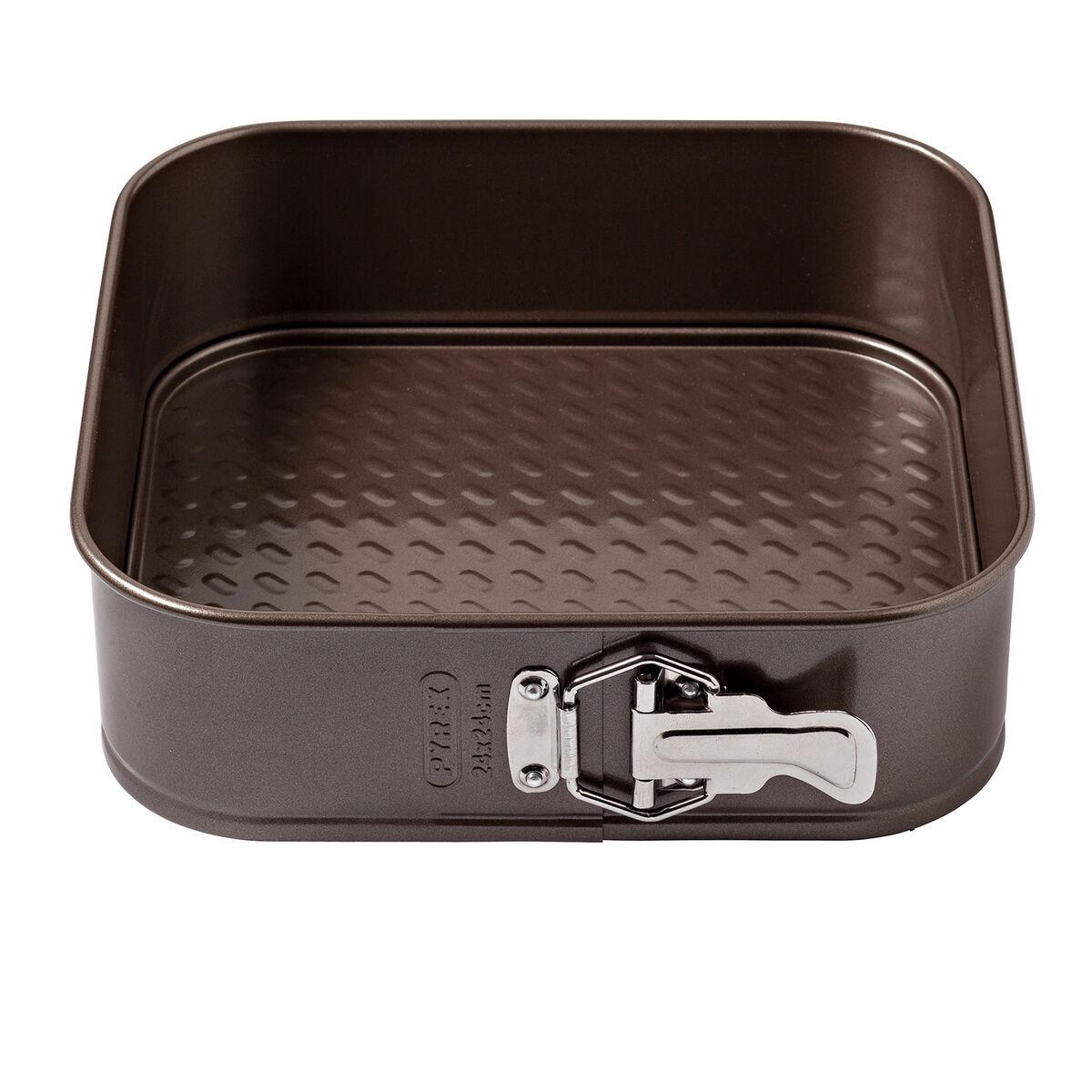 Molde Desmontable Pyrex Marrón Acero Inoxidable