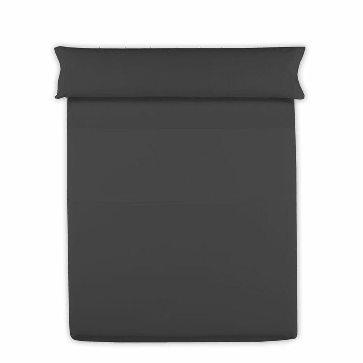 Sábana Encimera Hosteline Mixcolors Negro Cama de 120