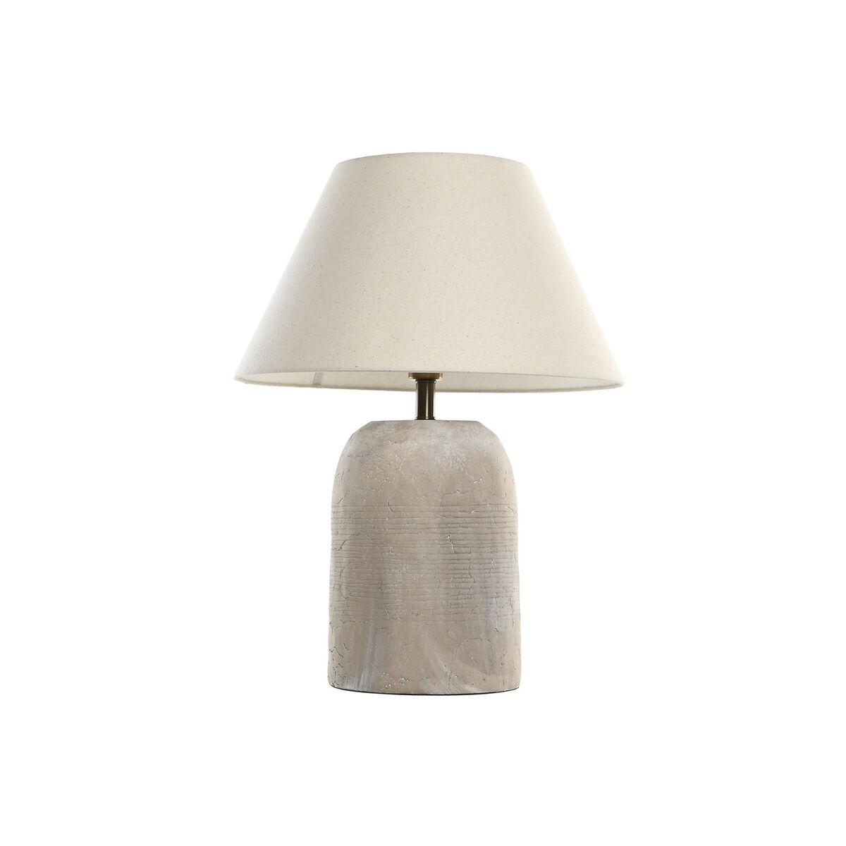 Lámpara de mesa Home ESPRIT Beige Gris 50 W 220 V