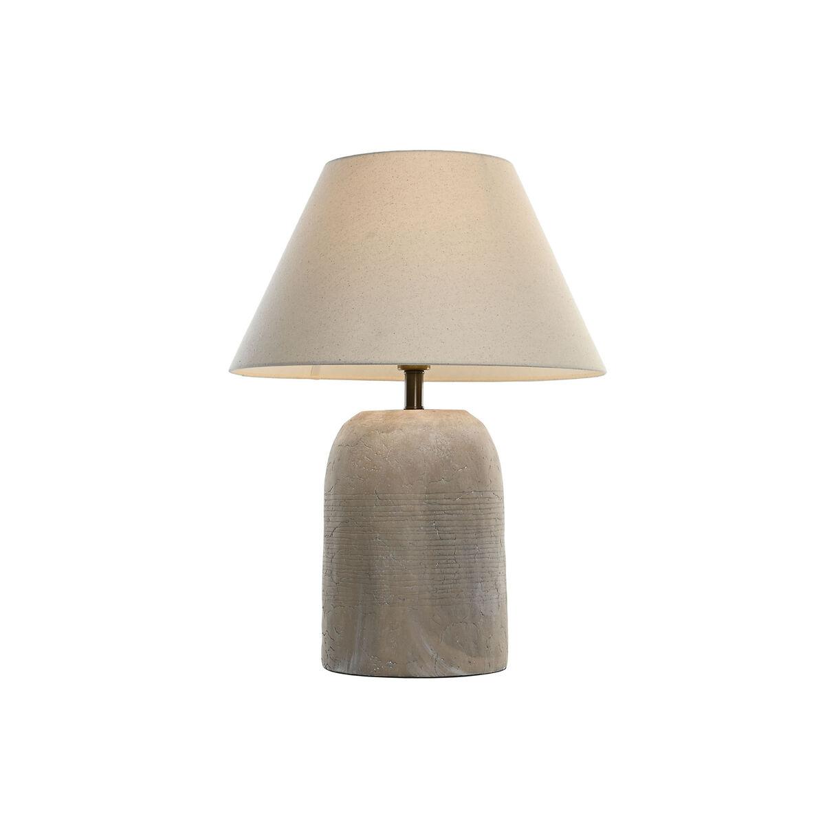 Lámpara de mesa Home ESPRIT Beige Gris 50 W 220 V