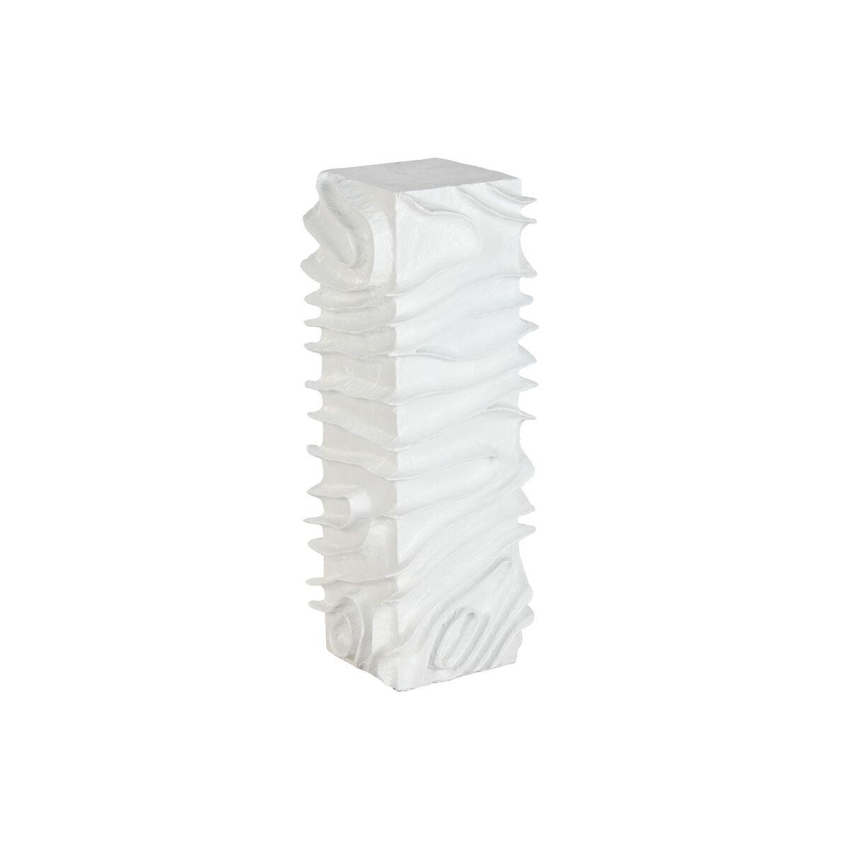 Pedestal Home ESPRIT Blanco Madera MDF Moderno 29 x 29 x 80 cm