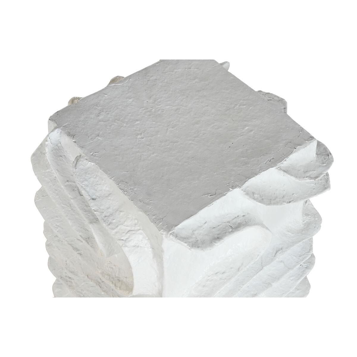 Pedestal Home ESPRIT Blanco Madera MDF Moderno 29 x 29 x 80 cm