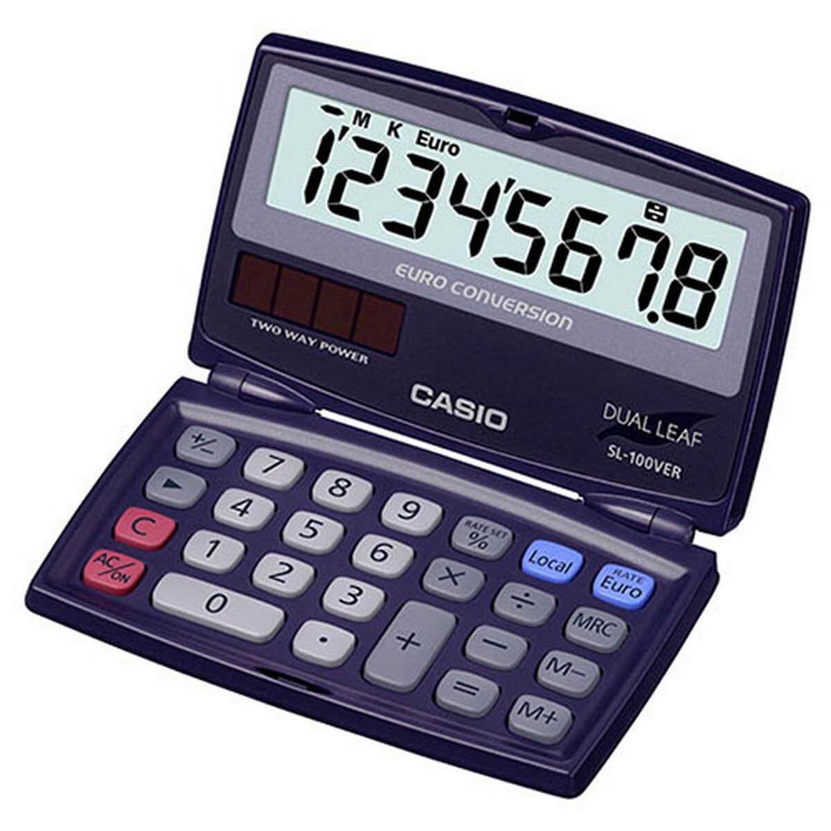 Calculadora Casio Azul De bolsillo