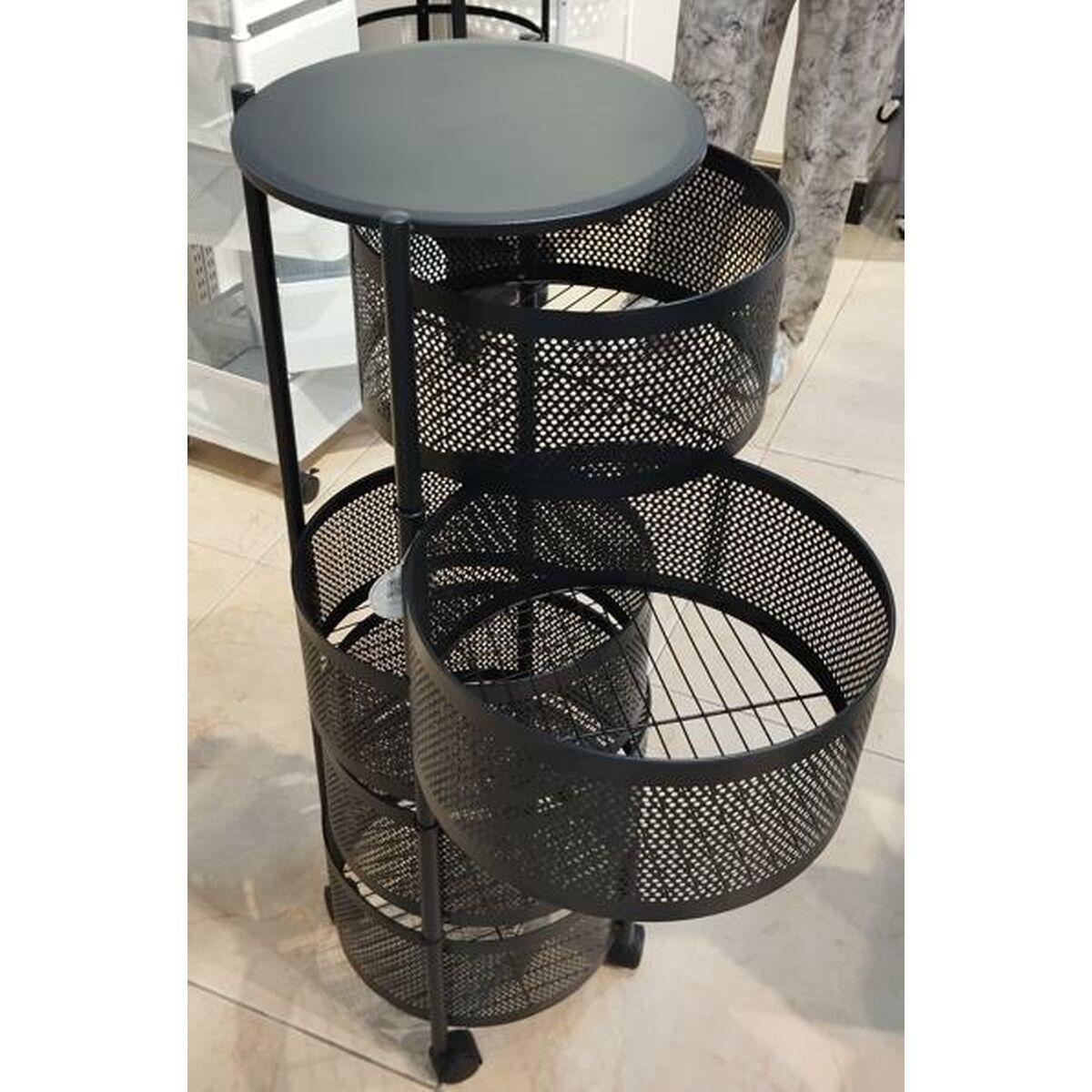 Mesa auxiliar Home ESPRIT Negro
