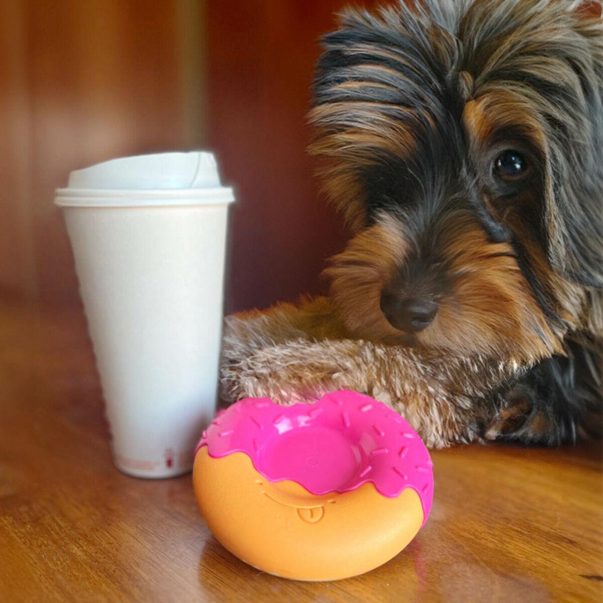 Juguete para perros Nylabone Rosa Bacon M