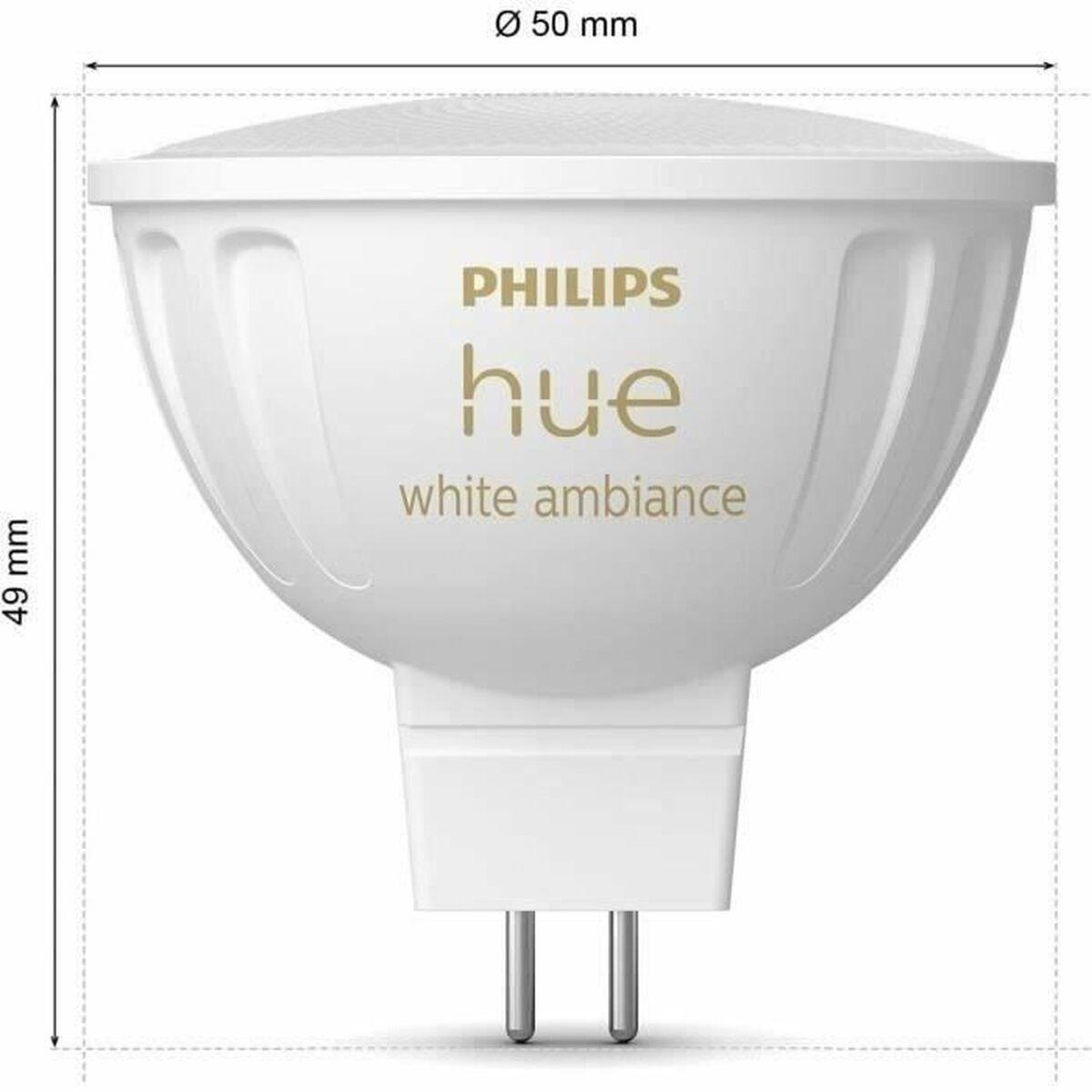Bombilla LED Philips Blanco G 400 lm 2 Unidades (2200K) (6500 K)