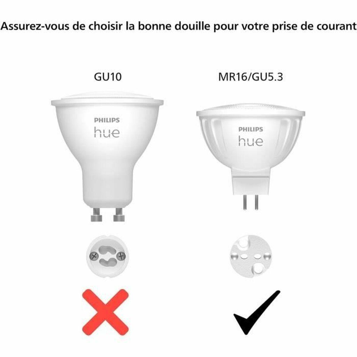 Bombilla LED Philips Blanco G 400 lm 2 Unidades (6500 K)