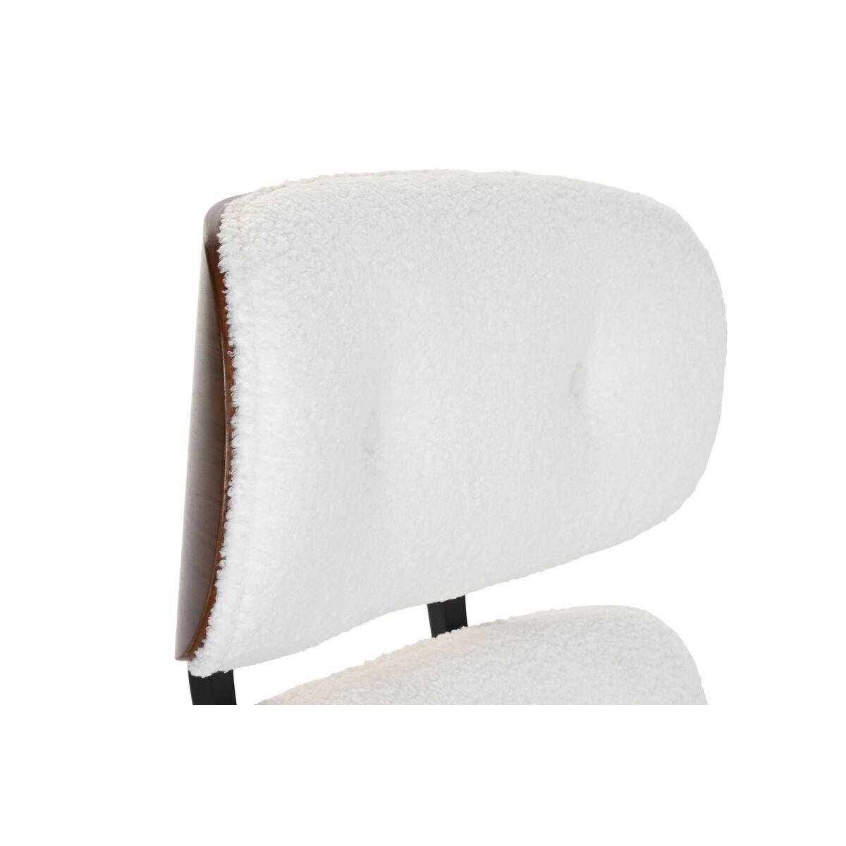 Butaca Home ESPRIT Blanco Poliéster Metal 83 x 91 x 78 cm