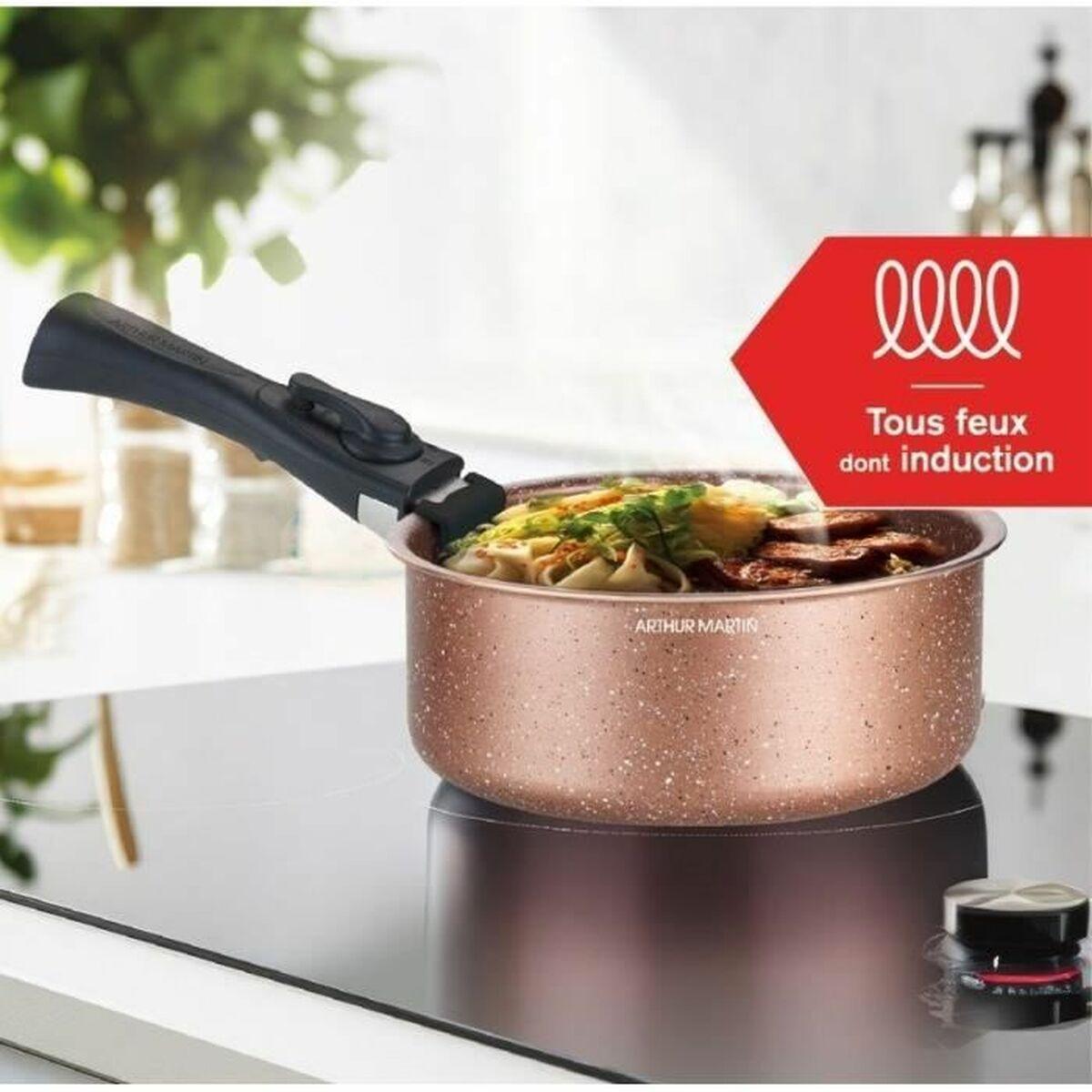 Batería de Cocina Arthur Martin Terracotta 18 Piezas