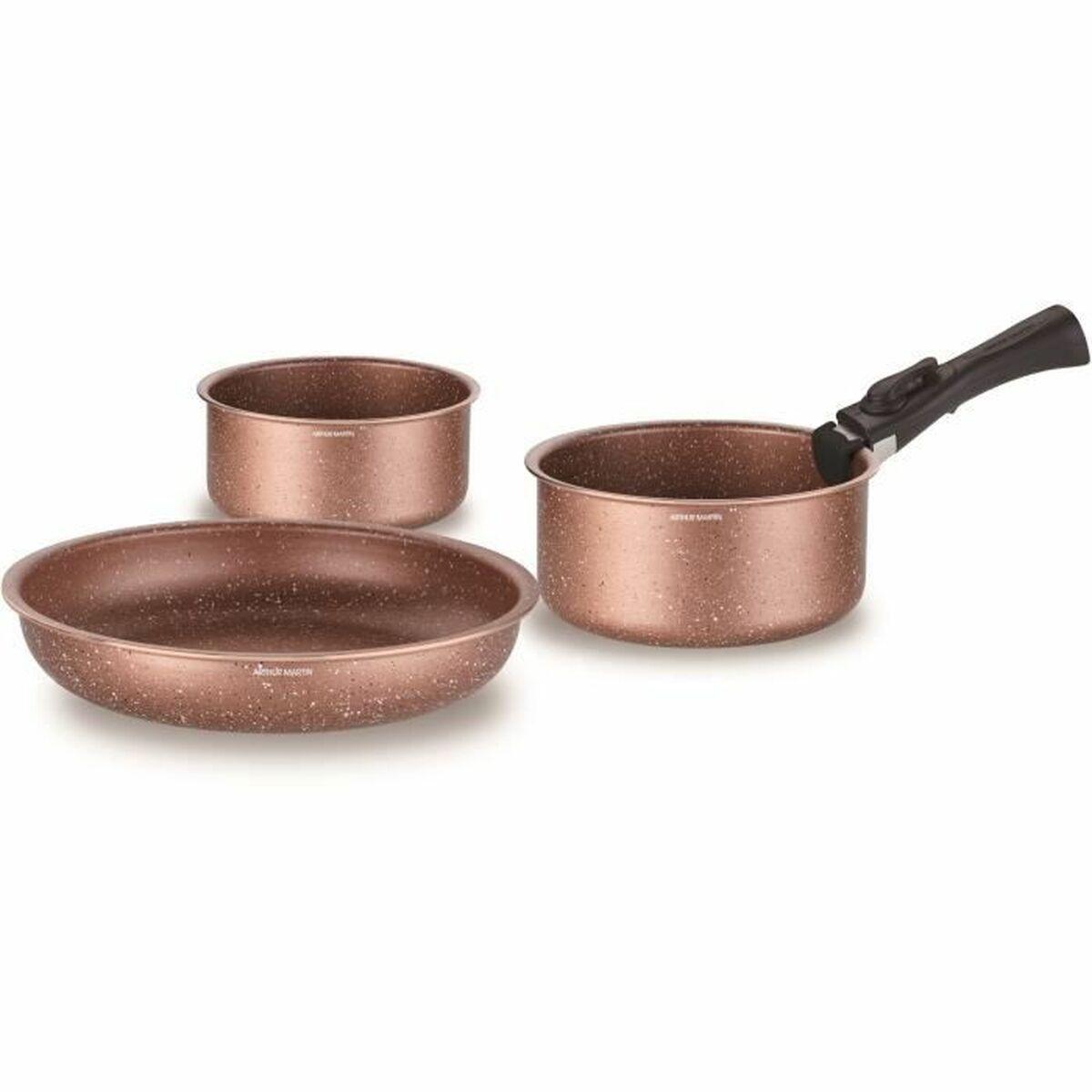 Batería de Cocina Arthur Martin Terracotta 18 Piezas