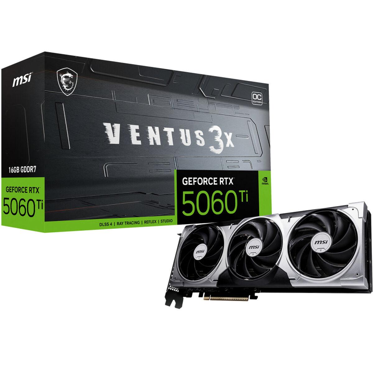 Tarjeta Gráfica MSI 912-V812-077 geforce rtx 5060 ti 16 GB